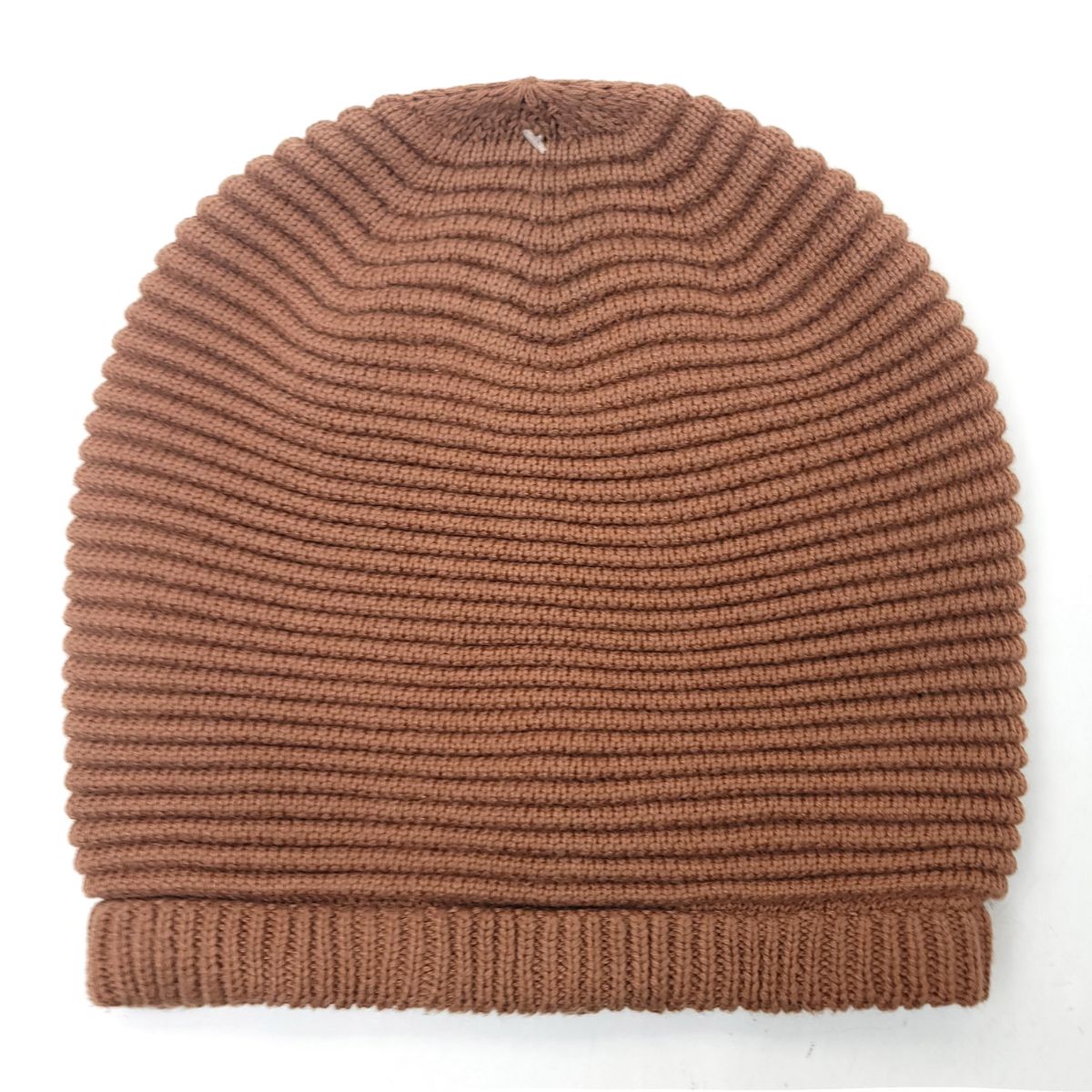 Rasta Knitted Beanie- R0002, Cotton, OSFA Brown OSFA