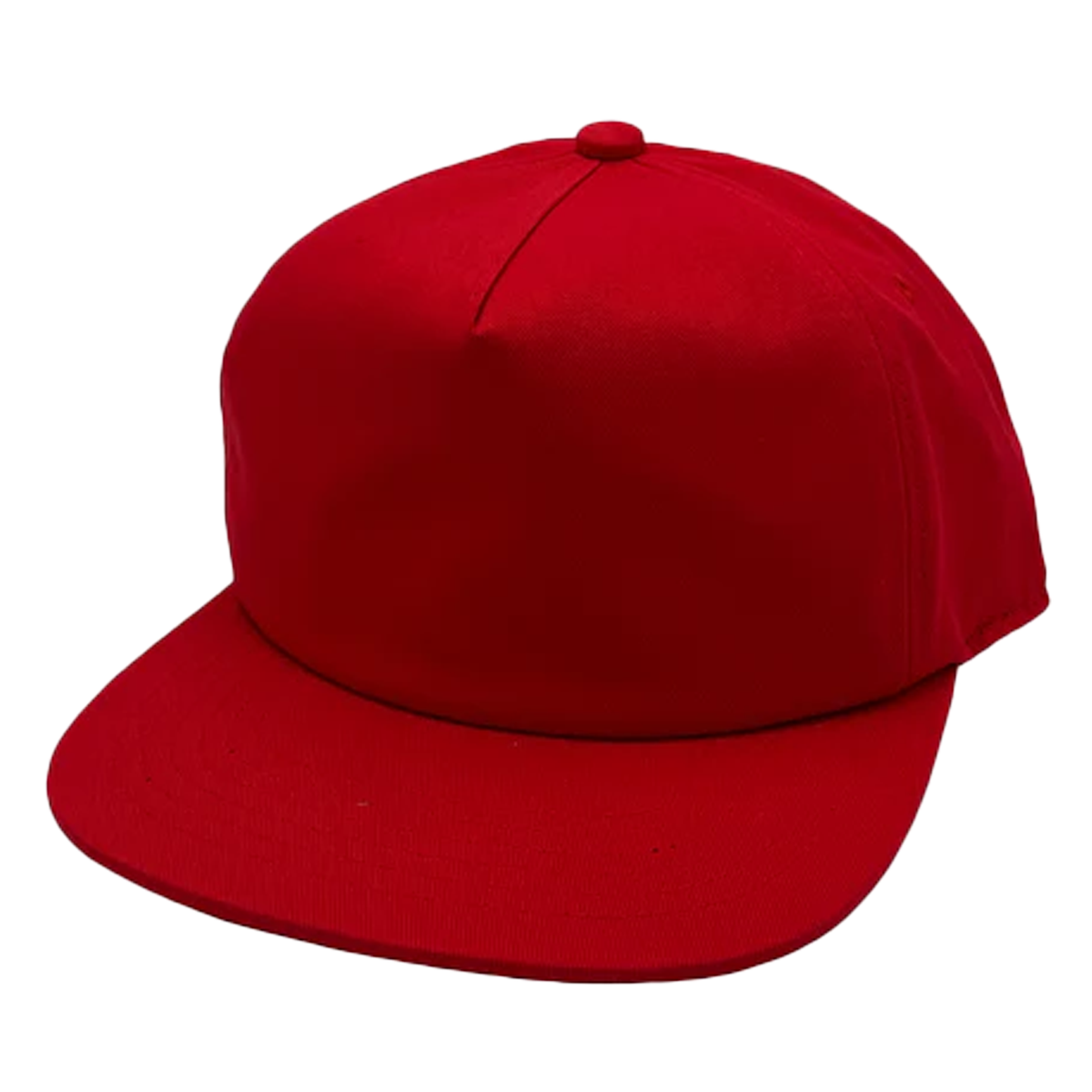 NISSI CAPS GNV-1040SB, - 5 Panels Mid Profile Flat Bill, Red