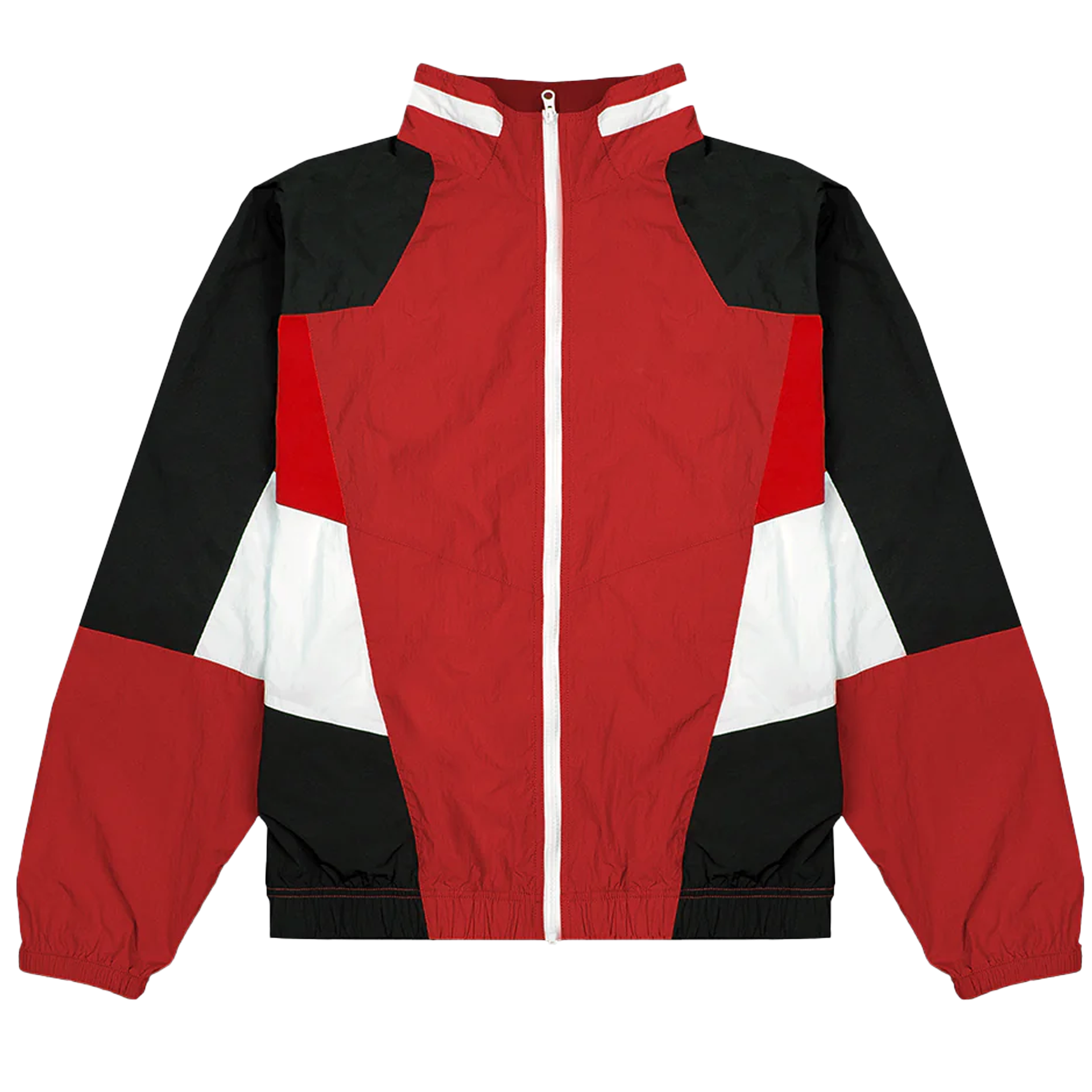 Nylon Track Jacket Red MEN NYLON NYLON JACKET OUTERWEAR Shaka Wear