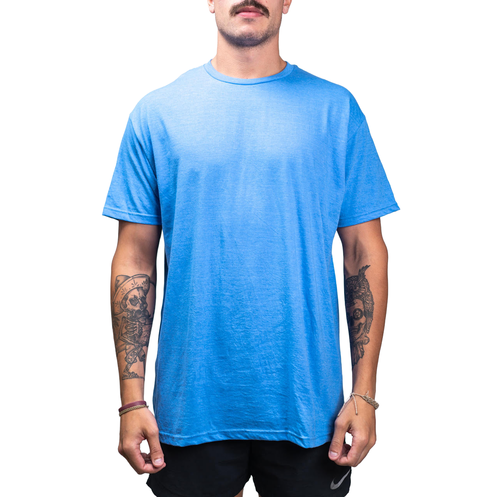 47146 - Men London Tees Royal Heather CLOSEOUT COTTON / POLYESTER FITTED Lightweight MEN ON SALE OPTIMA REGULAR tearaway TEES