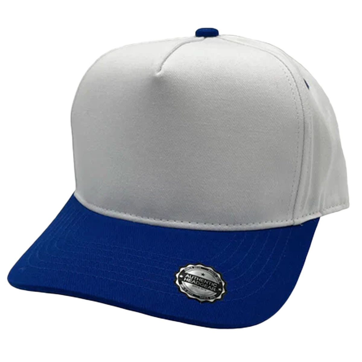 NISSI CAPS GNV-007, - Premium Pro Style Cap, White Royal