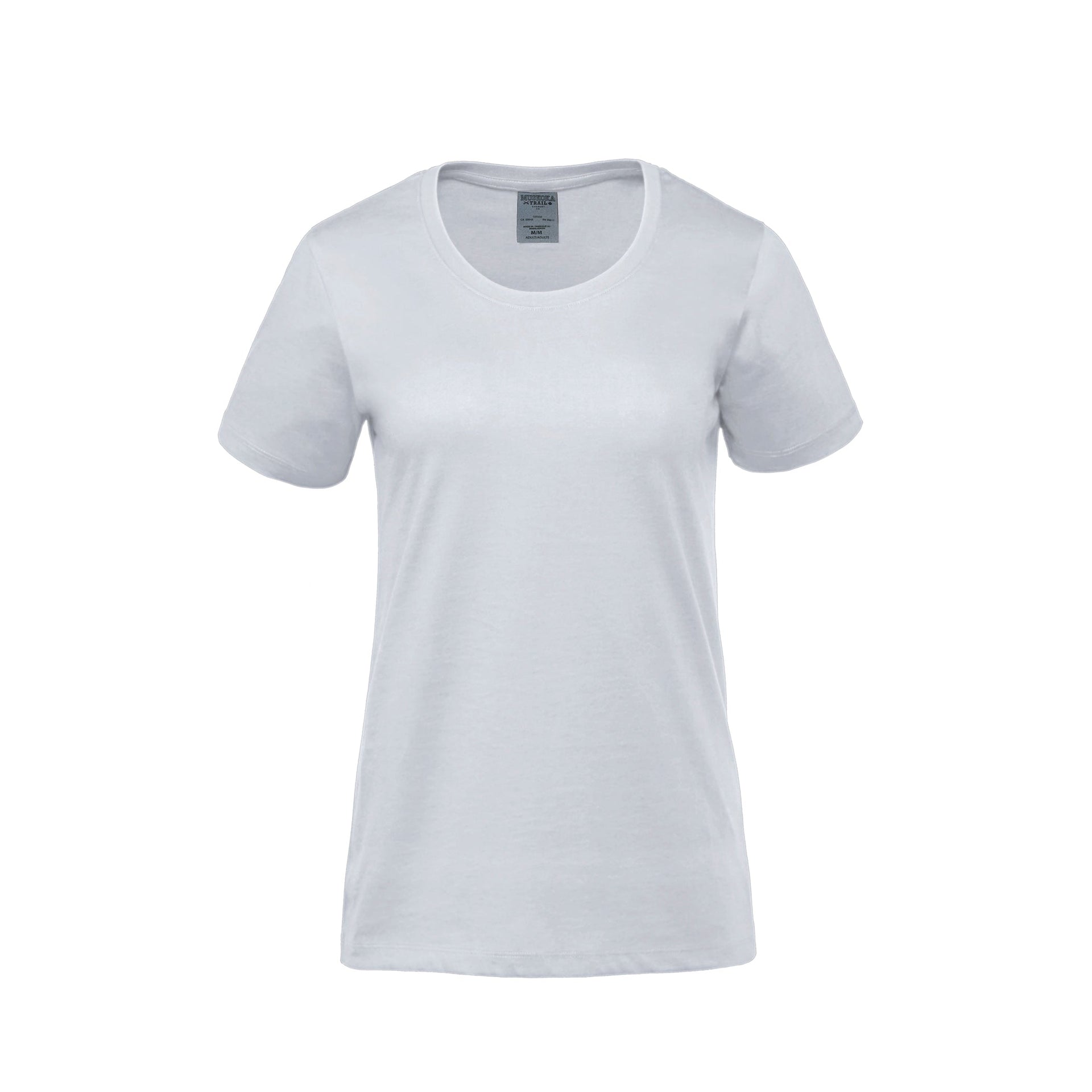 S05501 - Harmony - Ladies Organic Cotton Scoop Neck T-Shirt White 5501 __label:IN-STOCK bella canvas koi next level organic threadfast