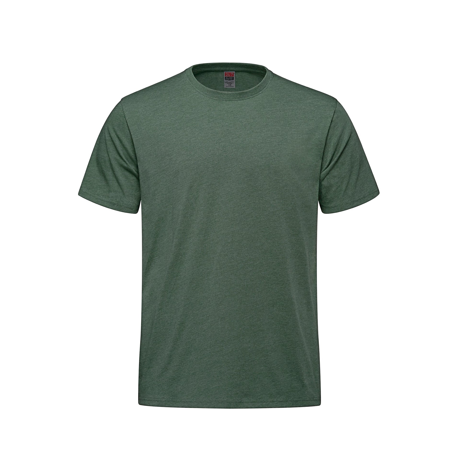 S5650Y - Sprint - Youth 50/50 Cotton/Polyester Crewneck T-Shirt Forest Heather 5650 5650y 5652y __label:IN-STOCK atc5050 atc5050y g800 g8000 gildan 8000 s05650 s5650 s5652