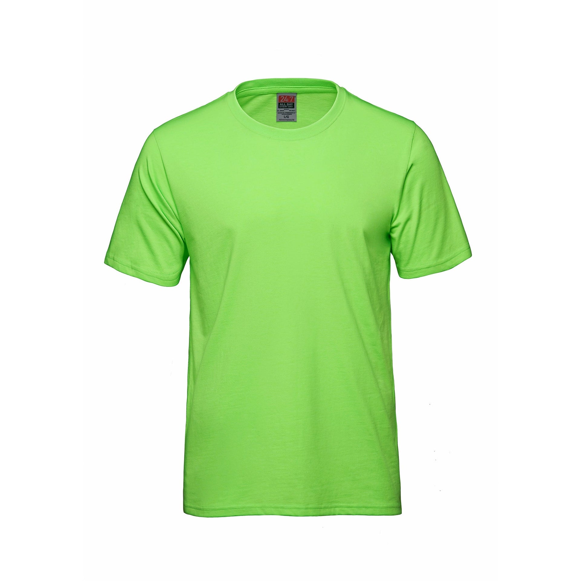 S5652Y - Flare - Intense Colors - Youth 50/50 Cotton/Polyester Crewneck T-Shirt Intense Lime 5650 5652y __label:IN-STOCK atc5050 atc5050y g800 g8000 intense intense colors s5652