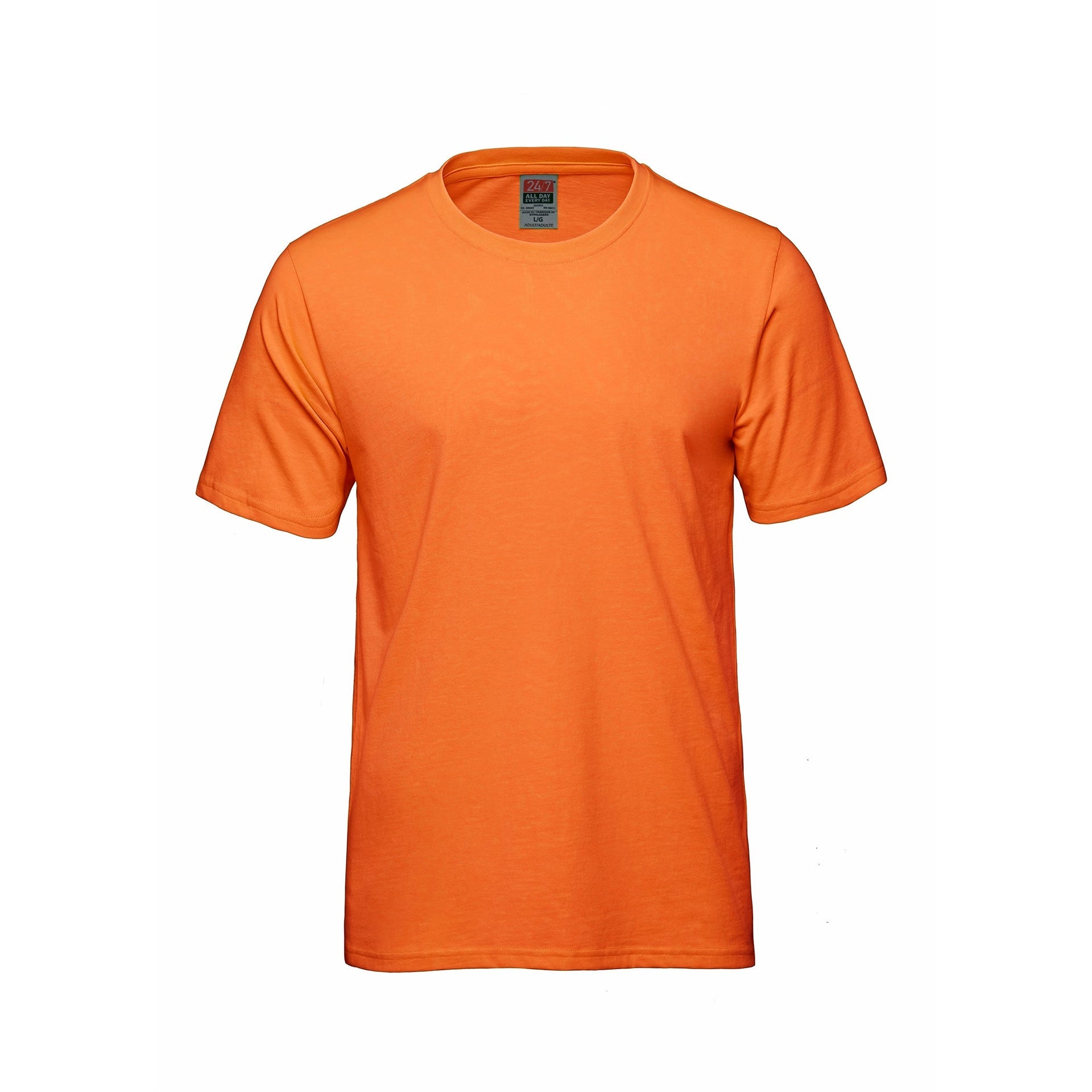 S5652Y - Flare - Intense Colors - Youth 50/50 Cotton/Polyester Crewneck T-Shirt Intense Orange 5650 5652y __label:IN-STOCK atc5050 atc5050y g800 g8000 intense intense colors s5652