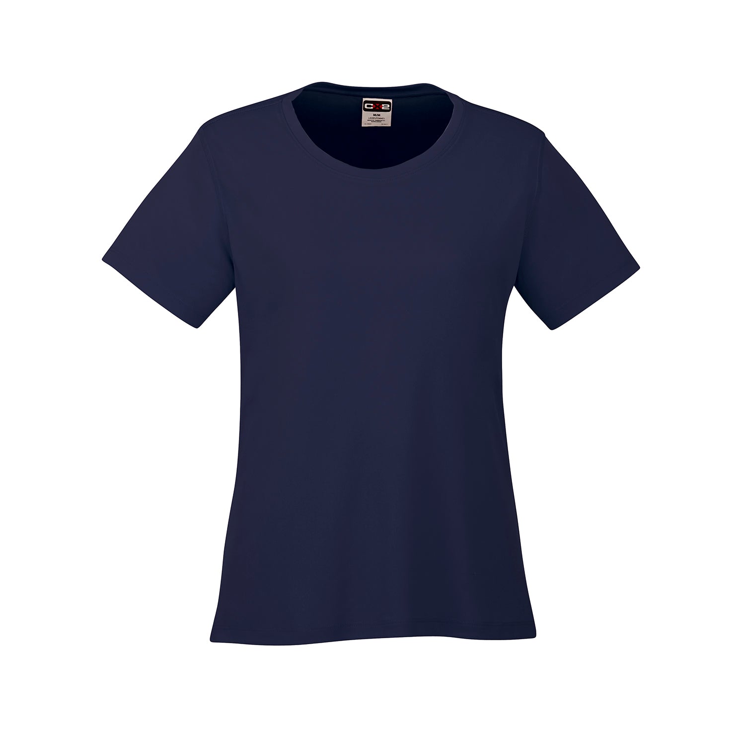 S05936 - Coast - Ladies Crew Neck Polyester Tee Navy 5936 __label:NEW COLORS CX2 dry fit dryfit l350 Ladies team tt11 Women