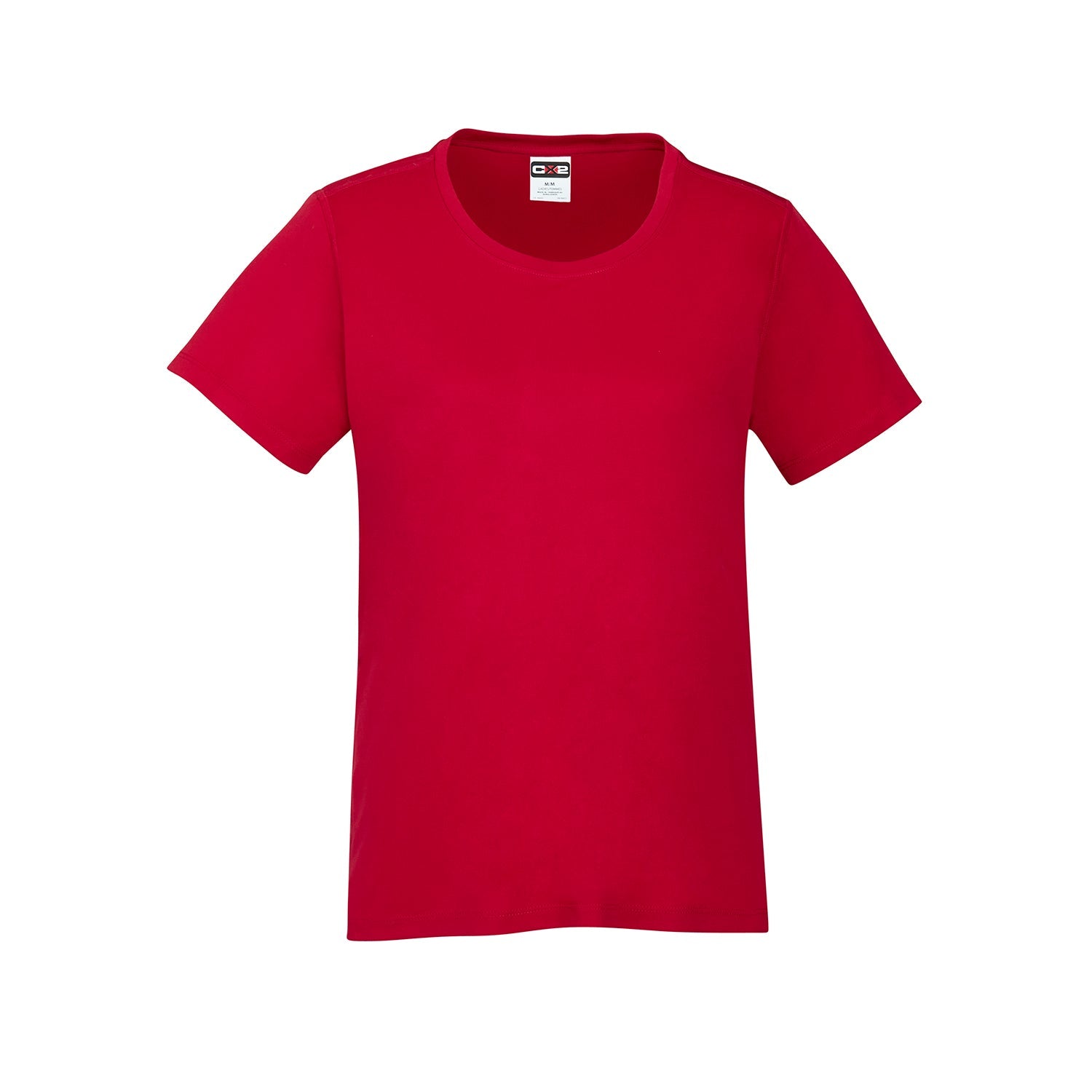S05936 - Coast - Ladies Crew Neck Polyester Tee Red 5936 __label:NEW COLORS CX2 dry fit dryfit l350 Ladies team tt11 Women