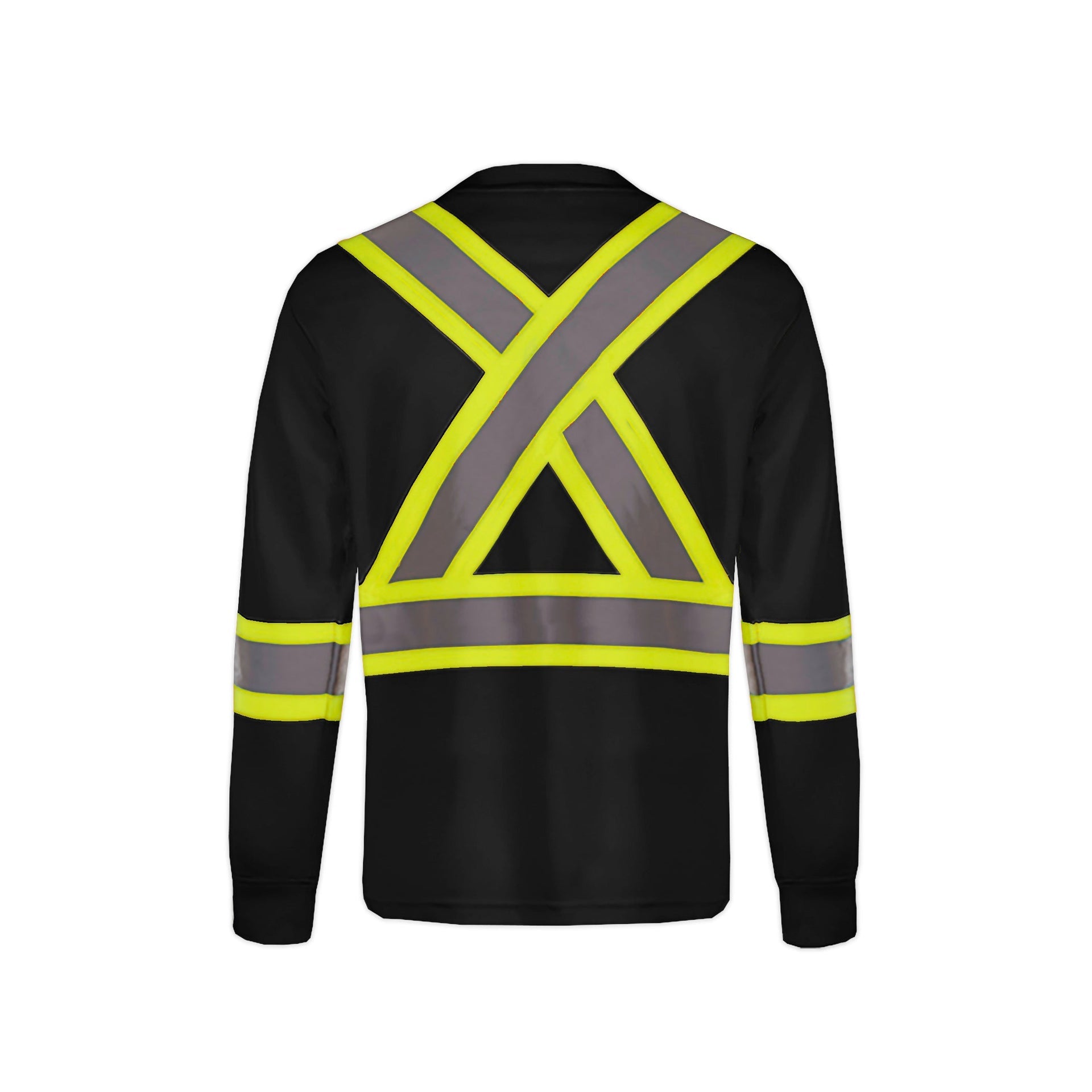 S05948 - Beacon - Long Sleeve Hi-Vis T-Shirt 5948 __label:NEW hi-vis hi-vis tee Long sleeve safety s05948 safety t-shirt