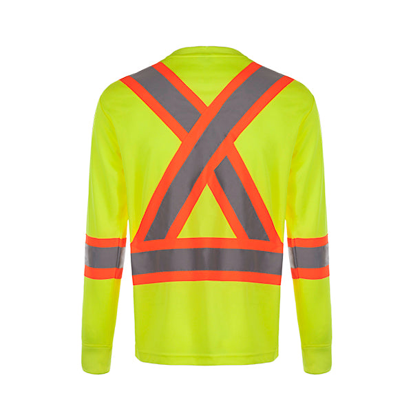 S05970 - Lookout - Adult Long Sleeve Hi-Vis T-Shirt 5970 adult CX2 Hi-Vis mens