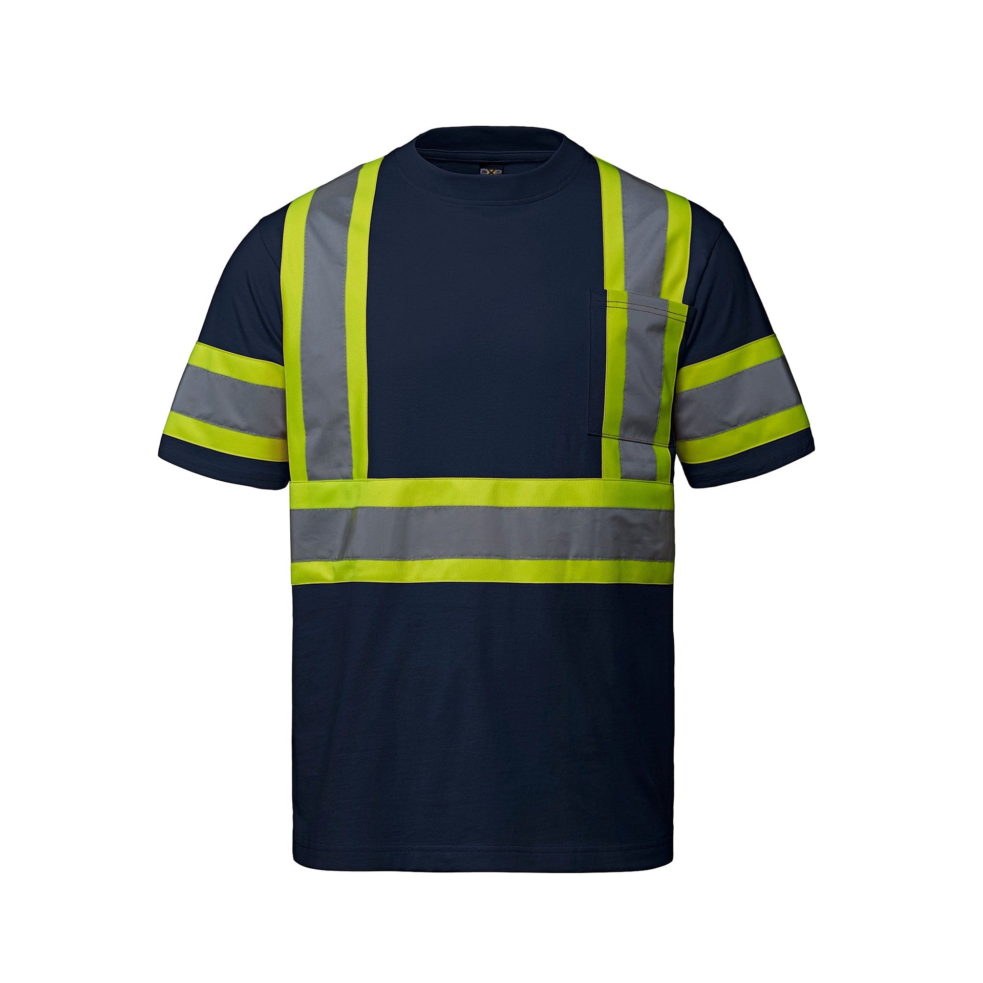S05990 - Optimum - Cotton Hi-Vis T-Shirt Navy 05990 5990 __label:IN-STOCK CX2 Hi-Vis hi-vis