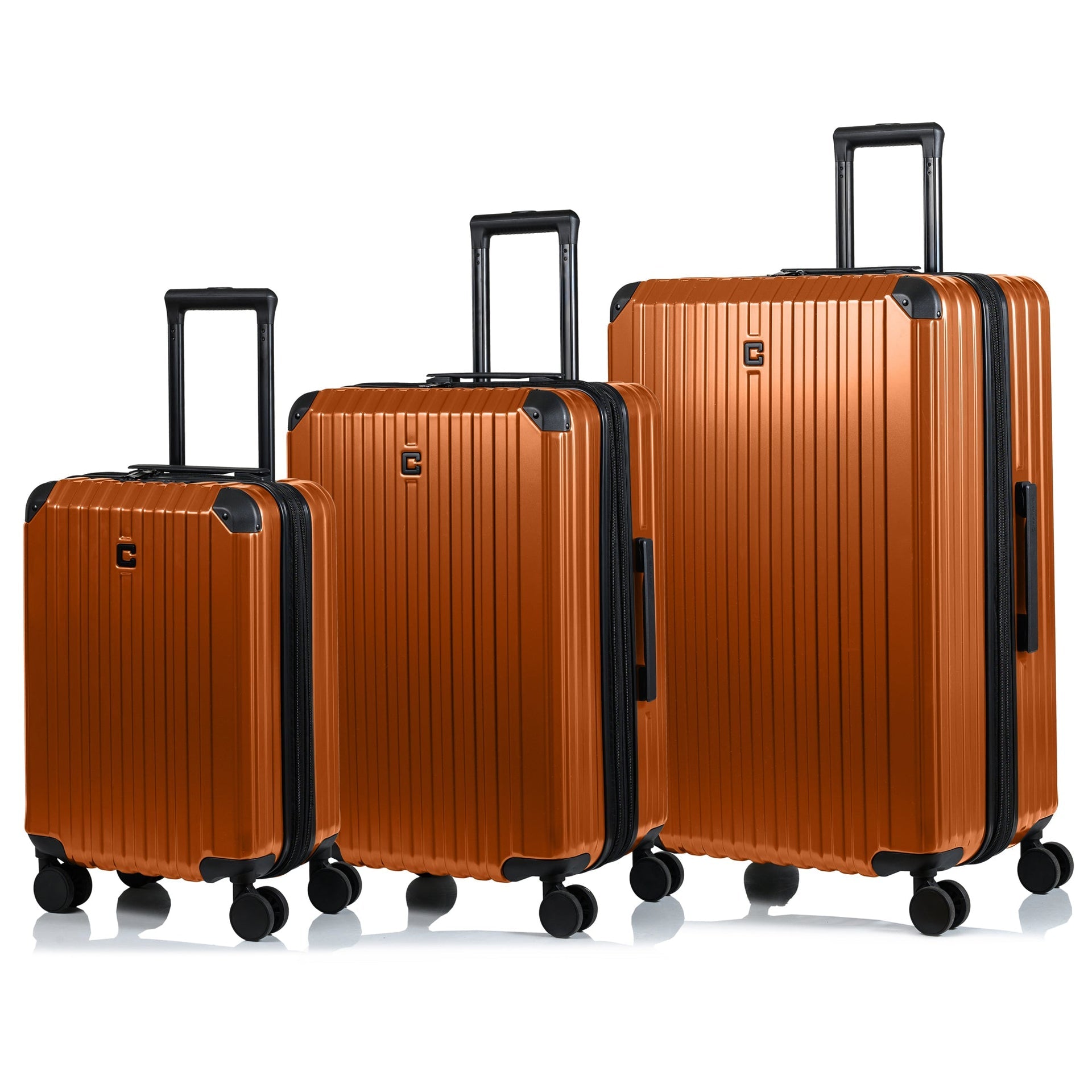 Element / 3-Piece Luggage Set Copper Champs Luggage Shopify Collective