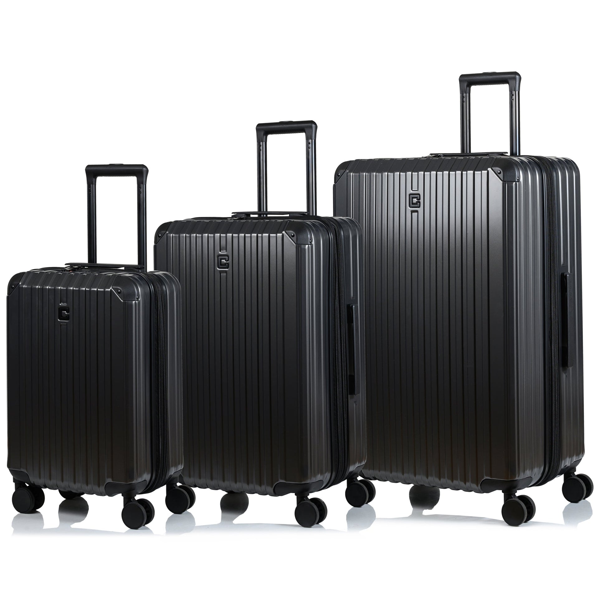 Element / 3-Piece Luggage Set Grey Champs Luggage Shopify Collective