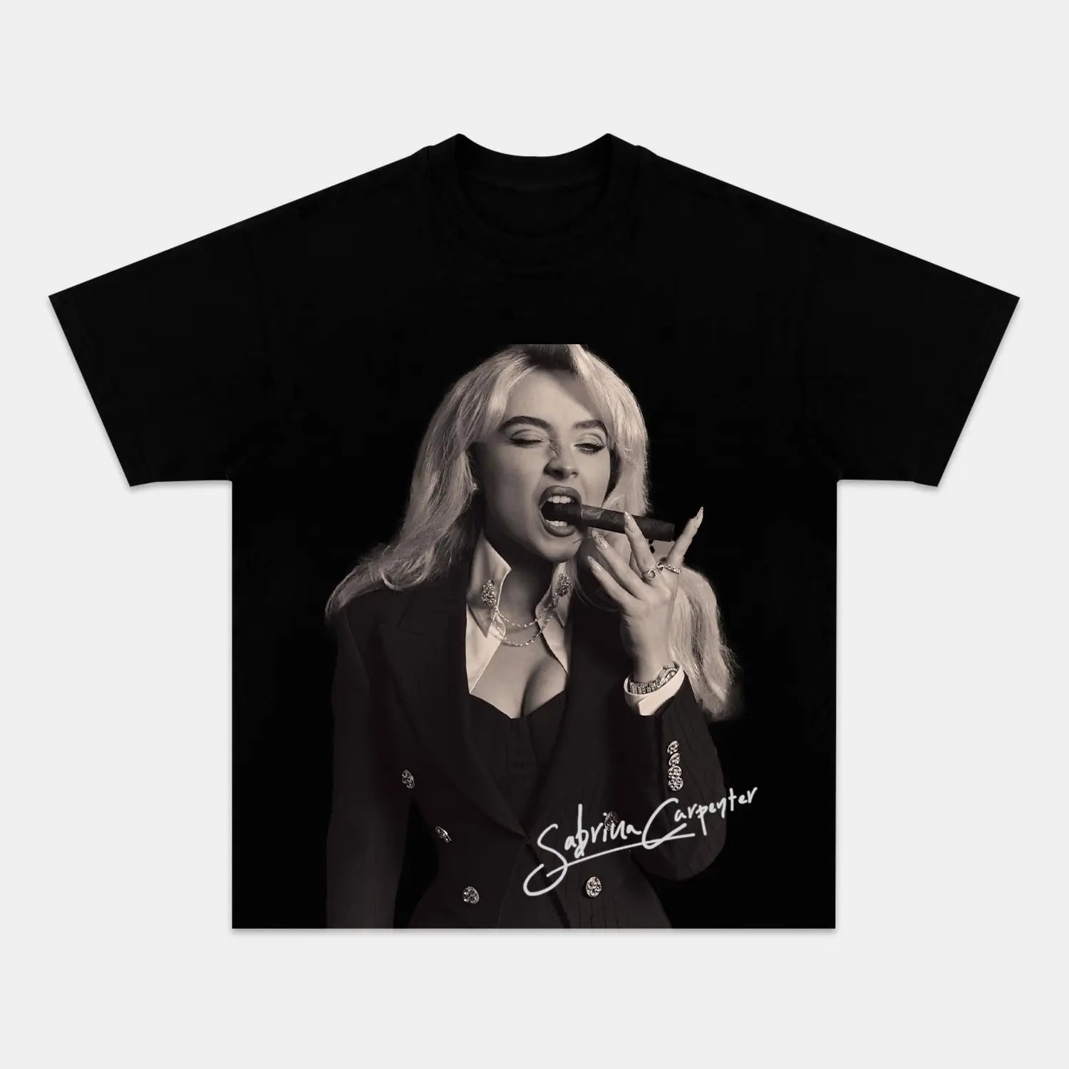 Sabrina Carpenter: Music Icon Tee V12 BLACK TEE MUSIC POP sabrinacarpenter