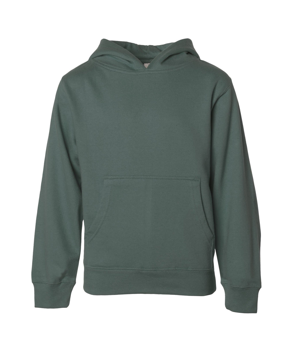 INDEPENDENT SS4001Y, Youth Midweight Pullover Hooded Sweatshirt, Alpine Green