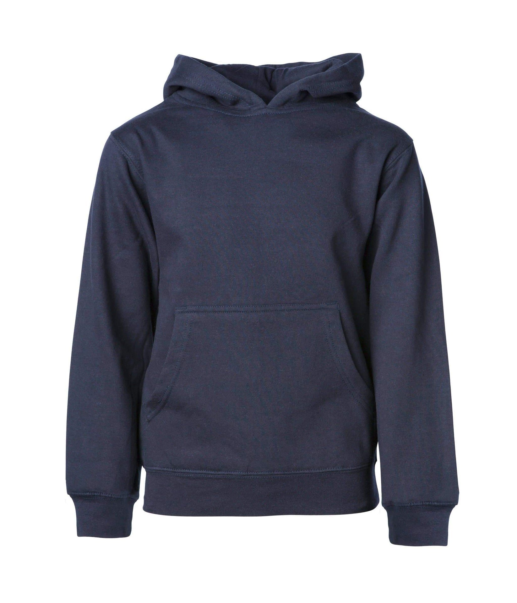 SS4001Y - Youth Midweight Pullover Hooded Sweatshirt Classic Navy COTTON / POLYESTER INDEPENDENT MIDWEIGHT PULLOVERS REGULAR ss SS4001 SS4001Y sss STANDARD SUPPLY tearaway YOUTH