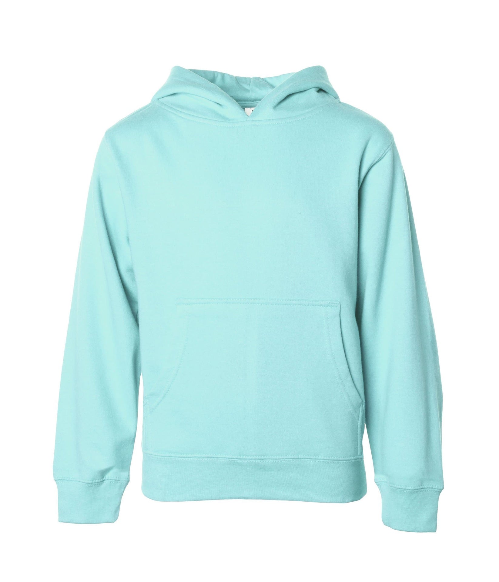 SS4001Y - Youth Midweight Pullover Hooded Sweatshirt Mint COTTON / POLYESTER INDEPENDENT MIDWEIGHT PULLOVERS REGULAR ss SS4001 SS4001Y sss STANDARD SUPPLY tearaway YOUTH