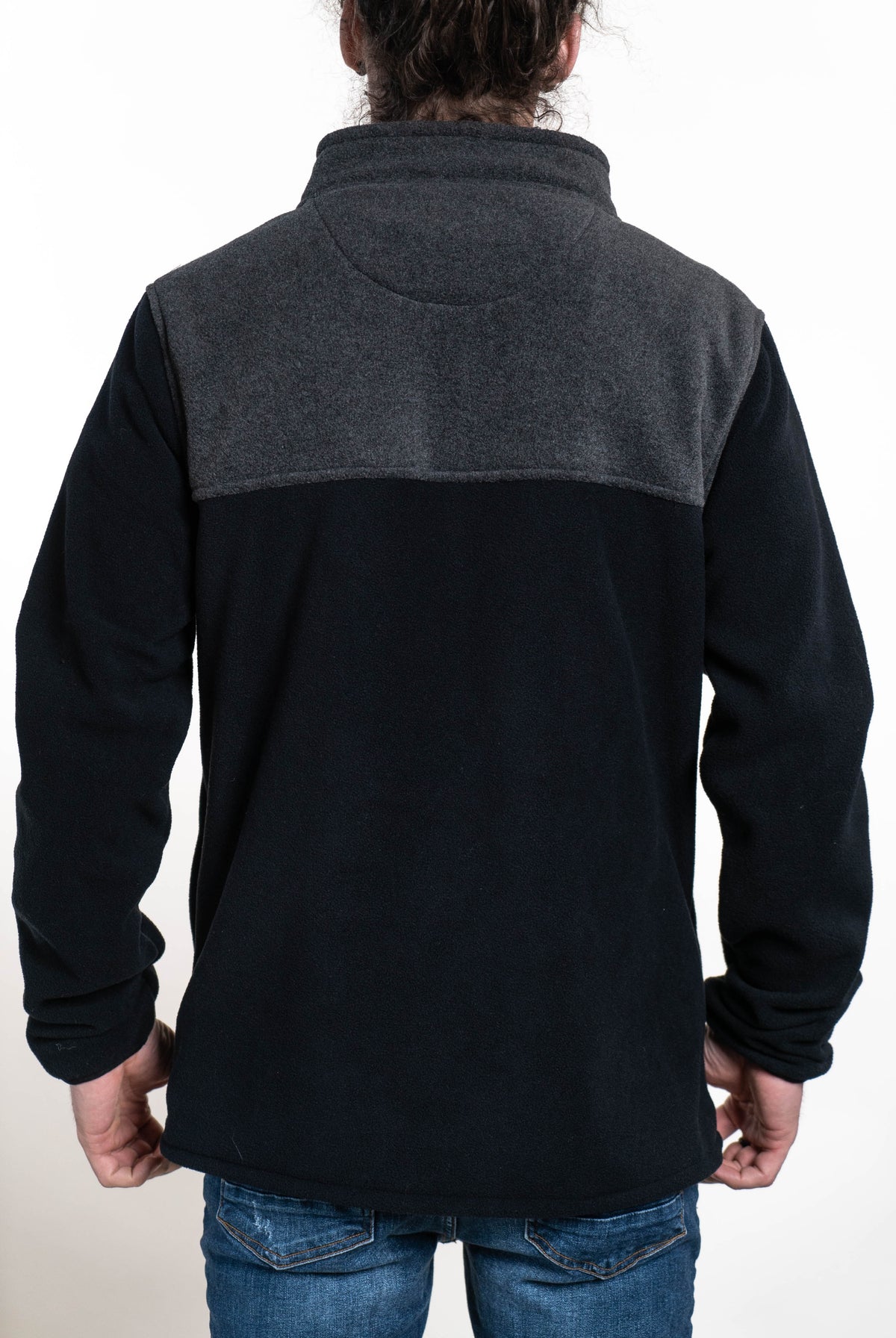 SEVEN TIDES STFLZ04, - Recon Mock Neck Polar Fleece Jacket, Black
