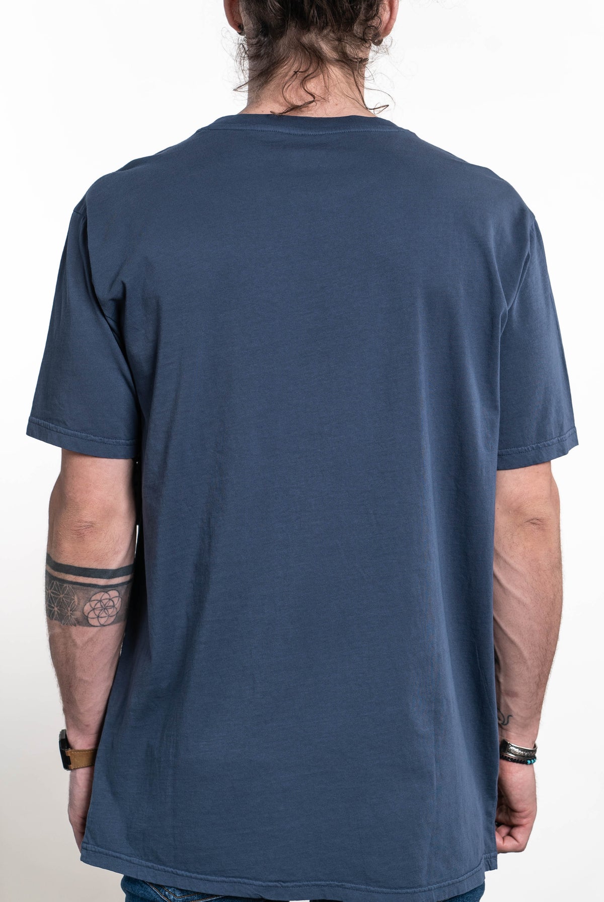 SEVEN TIDES STSSC14, - Pigment Dyed Pocket Tee, Navy