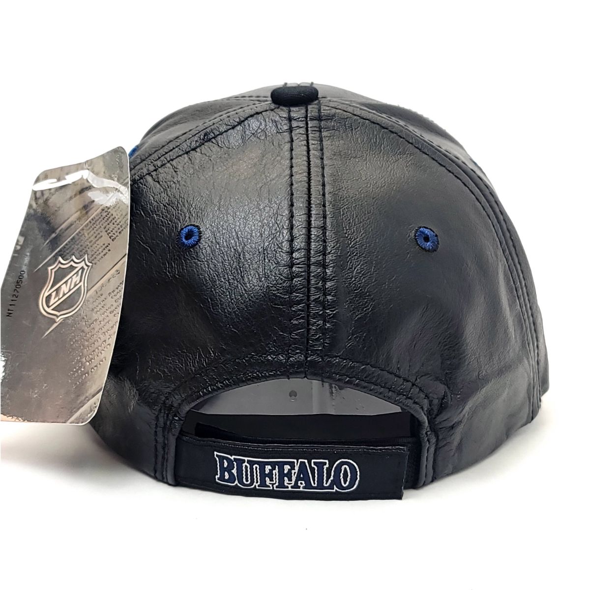 Buffalo Sabres - Leather, Black, Adjustable Sabres