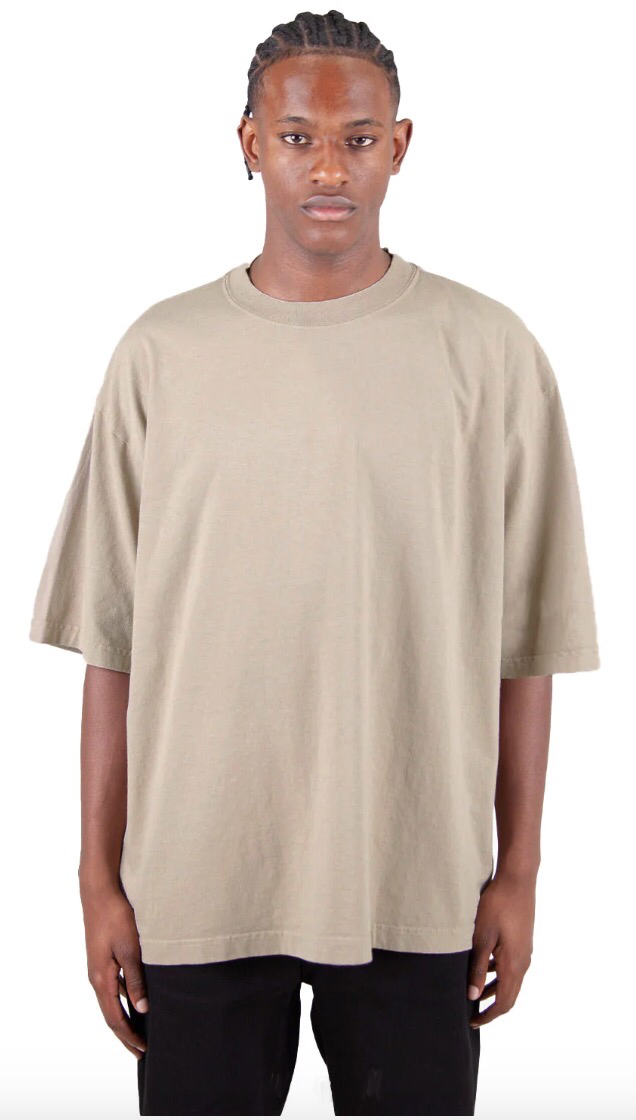 SHAKA WEAR Garment Dye Drop Shoulder, - 7.5 Oz, Oatmeal