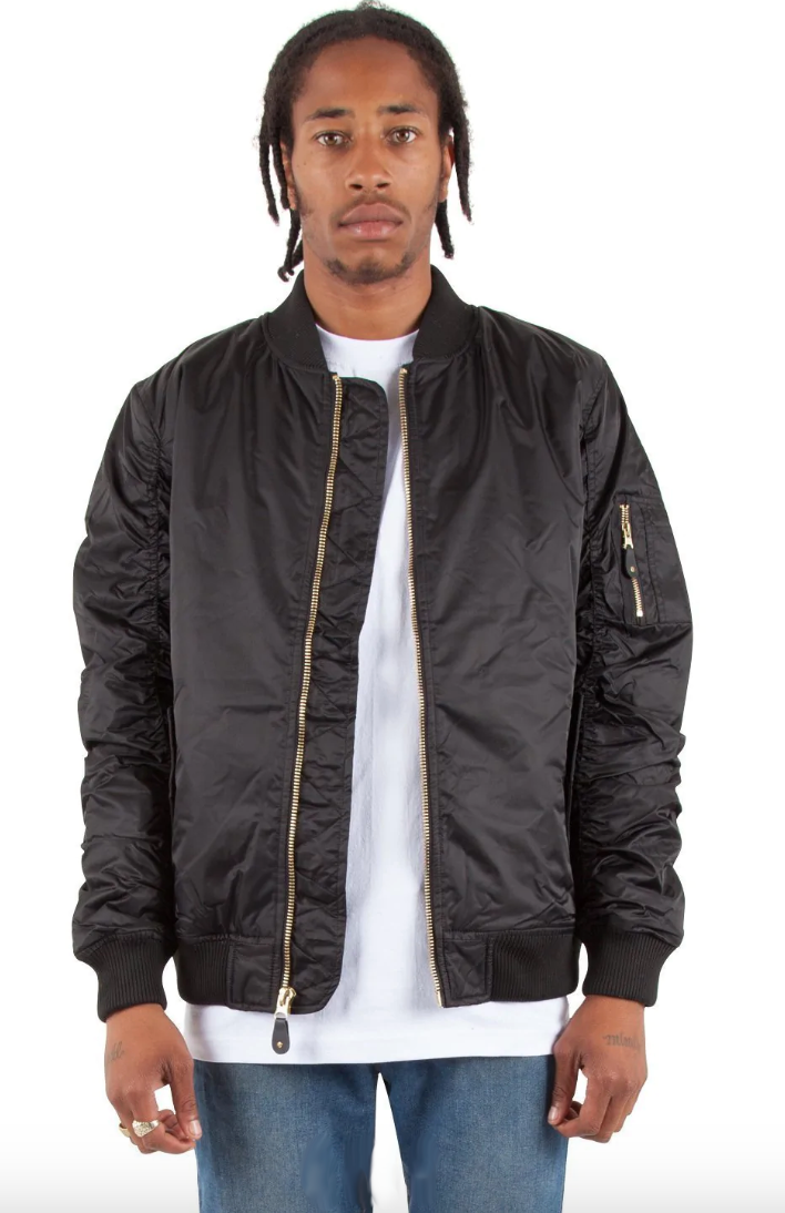 SHAKA WEAR Bomber Jacket, Jackets, Black
