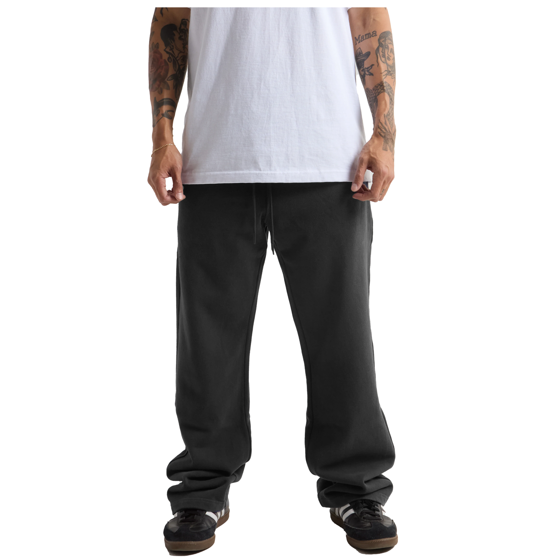 Garment Dye Straight Leg Baggy Sweatpants - 13.5 oz Shadow BAGGY BOTTOMS COTTON GARMENT DYE Heavyweight MEN Shaka Wear
