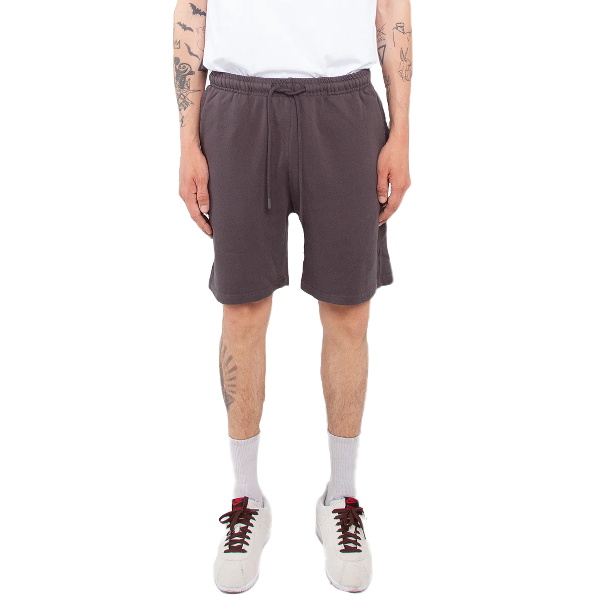 Men's Garment Dye Fleece Short Shadow BOTTOMS COTTON gamrent dye fleece GARMENT DYE GARMENT DYES Heavyweight MEN Shaka Wear