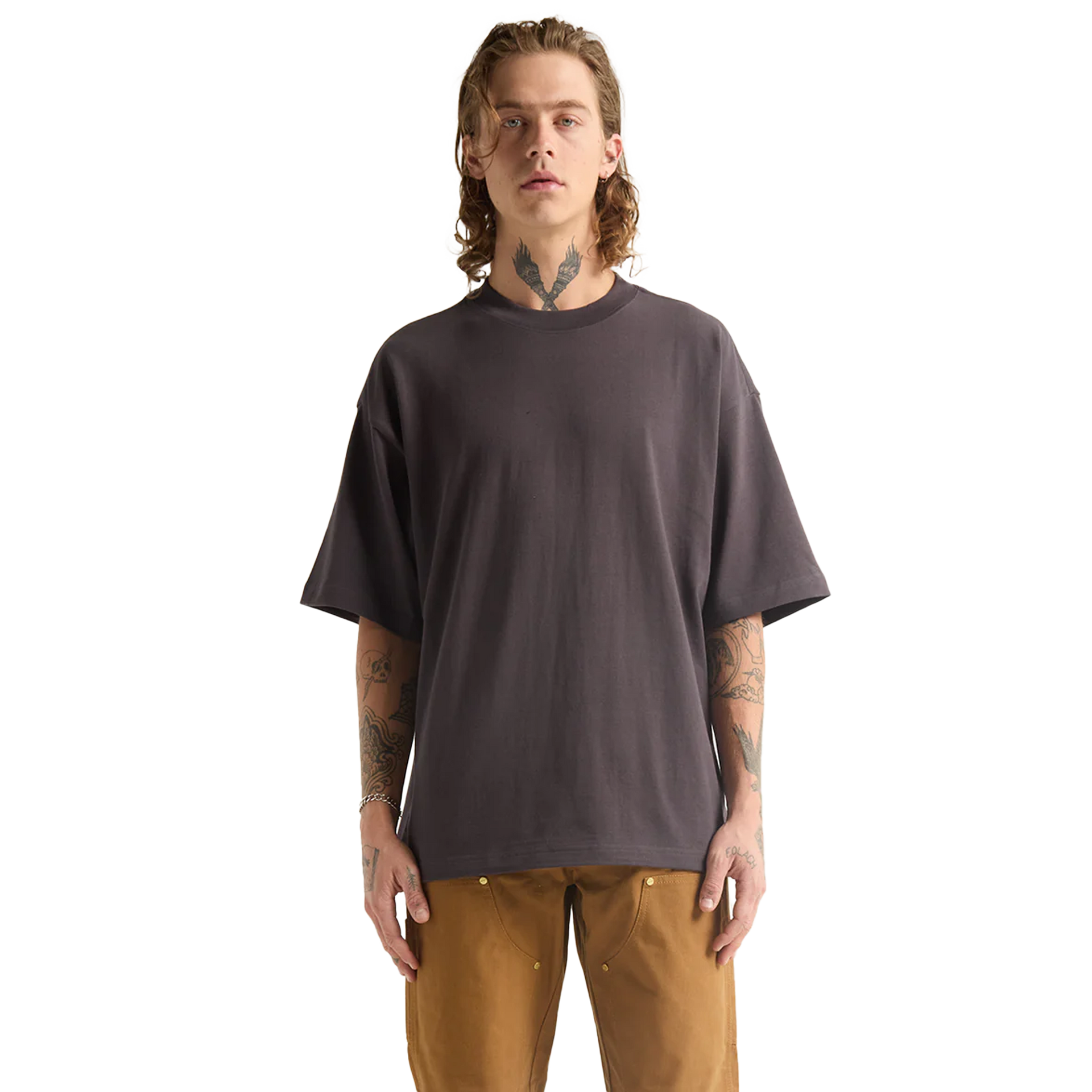 Garment Dye Designer Tee - 9.0 oz Shadow COTTON Heavyweight MEN newcolors OVERSIZED shaka Shaka Wear SHORTSLEEVES t-shirt t-shirts