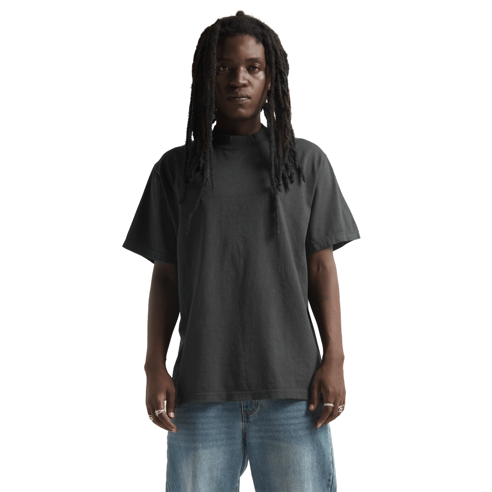 Max Heavyweight Garment Dye 7.5 oz Shadow COTTON GARMENT DYE GARMENT DYES Heavyweight MEN MEN TEE OVERSIZED Pigment Dye shaka Shaka Wear SHORTSLEEVES shsdchildproduct t-shirt TEE tshirts