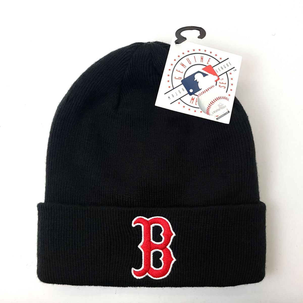 Boston Red Sox Knit Toque - BS, Cuff, Black - Toronto Embroidery bulk orders custom decoration custom embroidery durable embroidery service fast turnaround long lasting premium quality professional embroidery professional grade toronto embroidery
