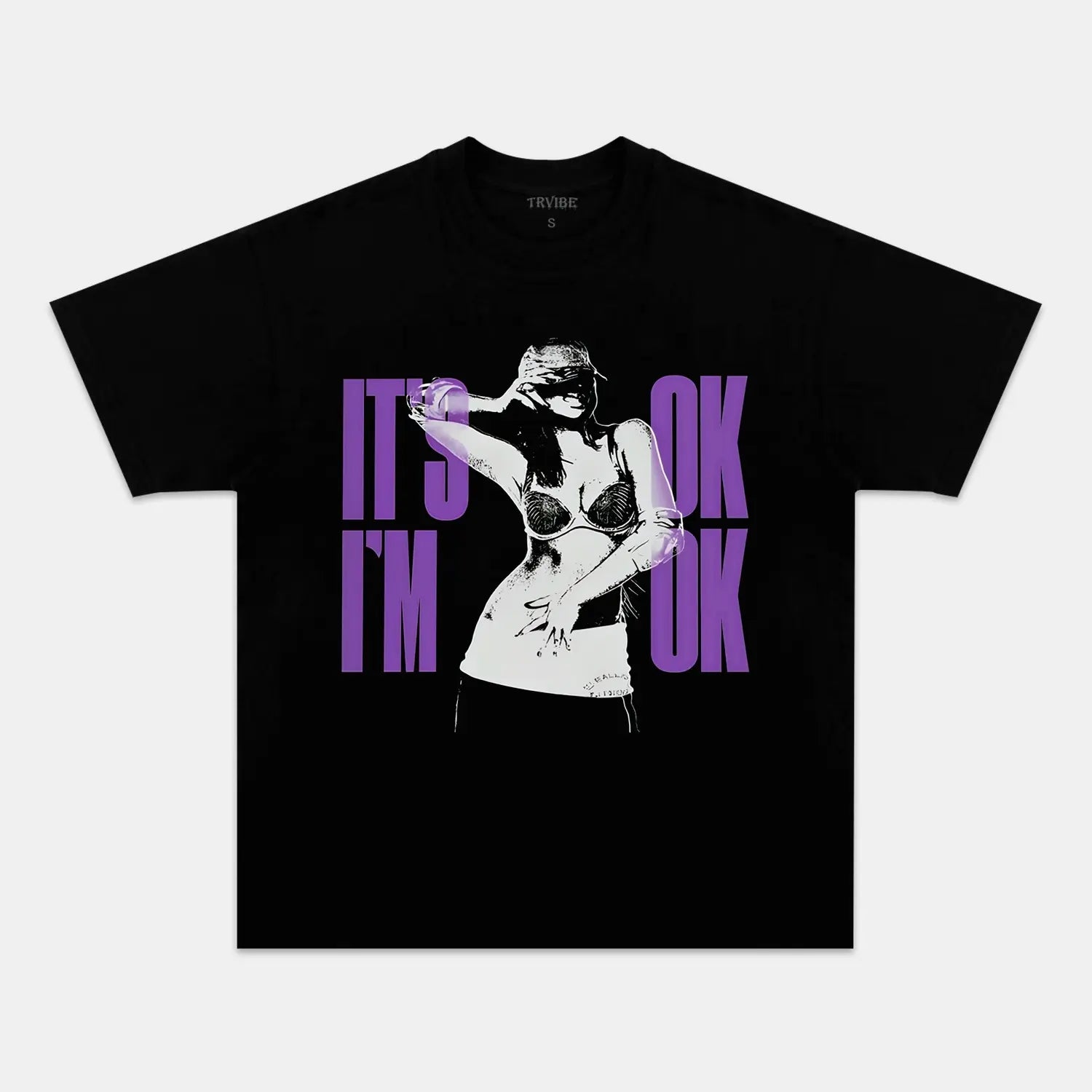 Tate McRae: It's Ok I'm Ok Tee Concert outfit MUSIC Music icon tee POP Pop star apparel tate Tate McRae Clothing Tate McRae merch Tate McRae t-shirt