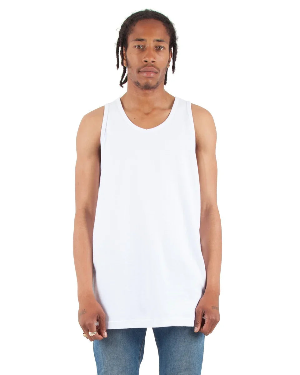 SHAKA WEAR Tank Top, - 6.0 Oz, White
