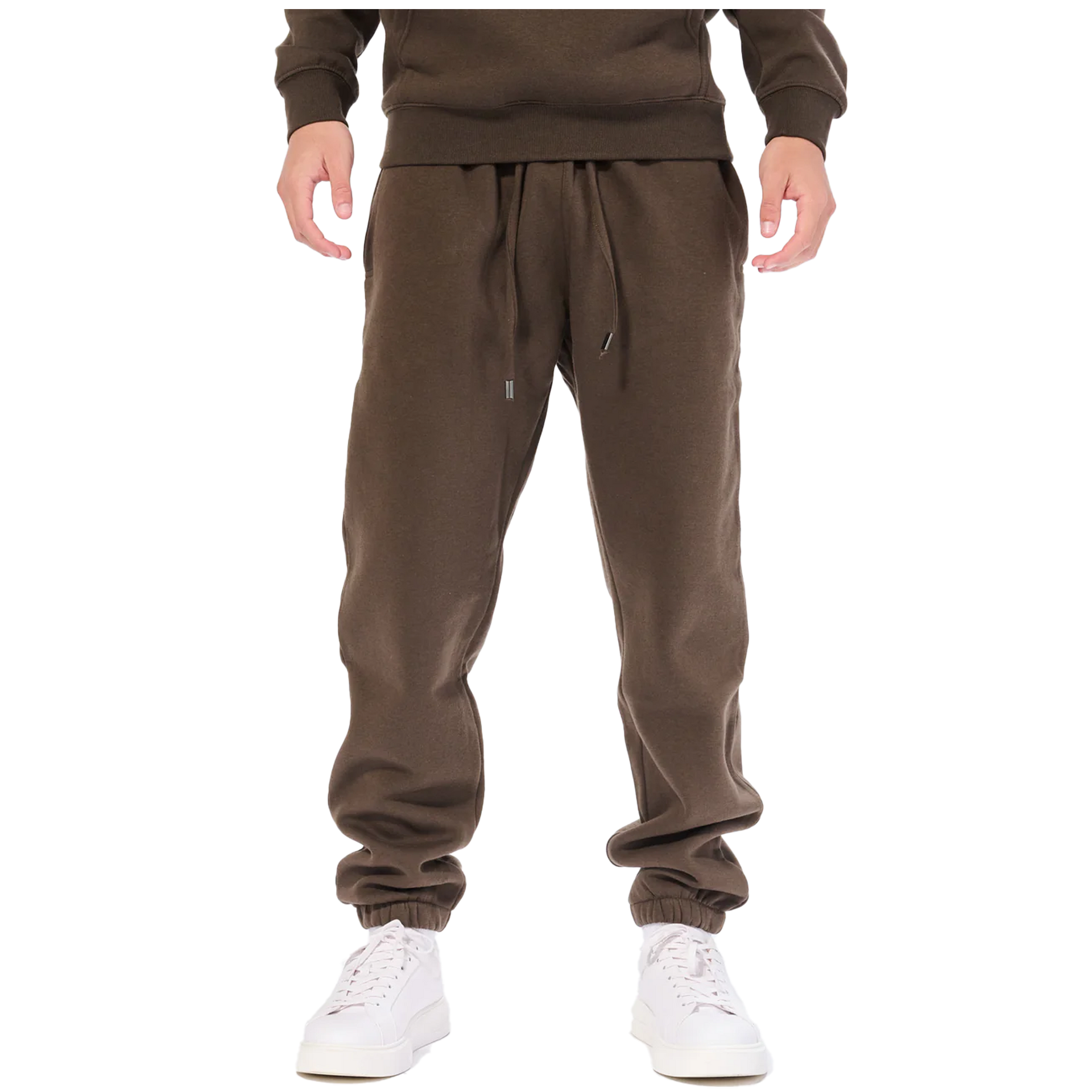 7801 - Fleece Sweatpants Tobacco 7801 AXISM BOTTOMS COTTON / POLYESTER Heavyweight MEN tearaway