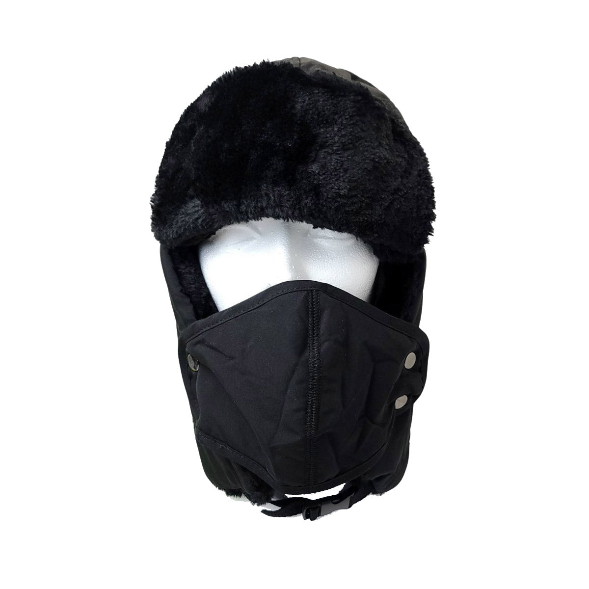 Trapper Hat- Short Fur with Detachable Mask - Multi-Coloured Dozen Special Mix&Match