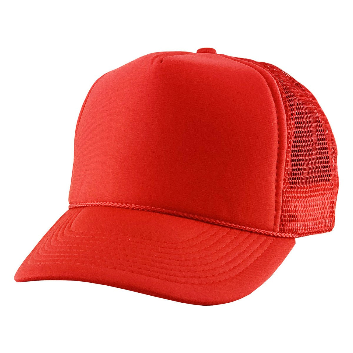 Trucker Cap - NS, Solid Colours Red OSFA Trucker Cap