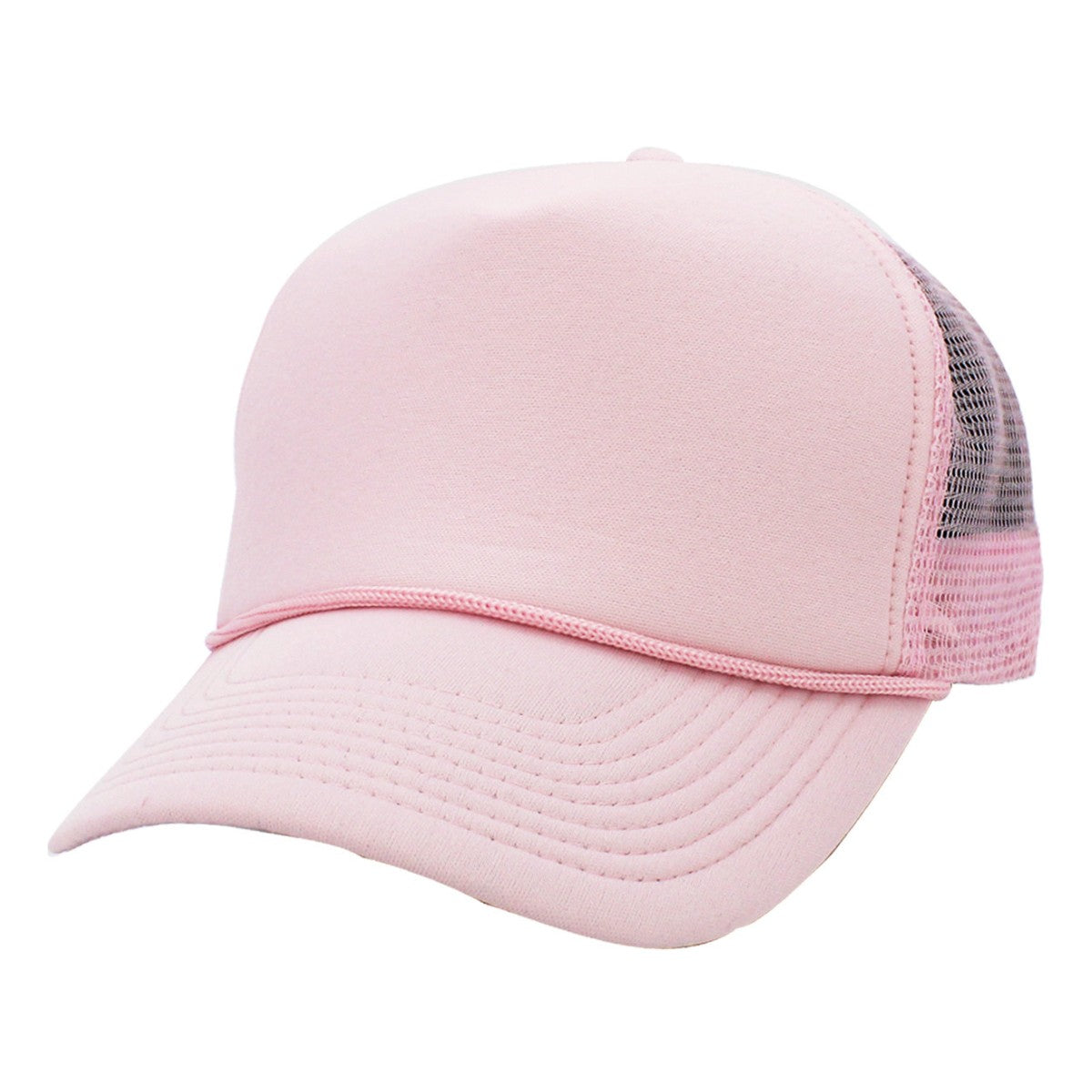Trucker Cap - NS, Solid Colours Pink OSFA Trucker Cap