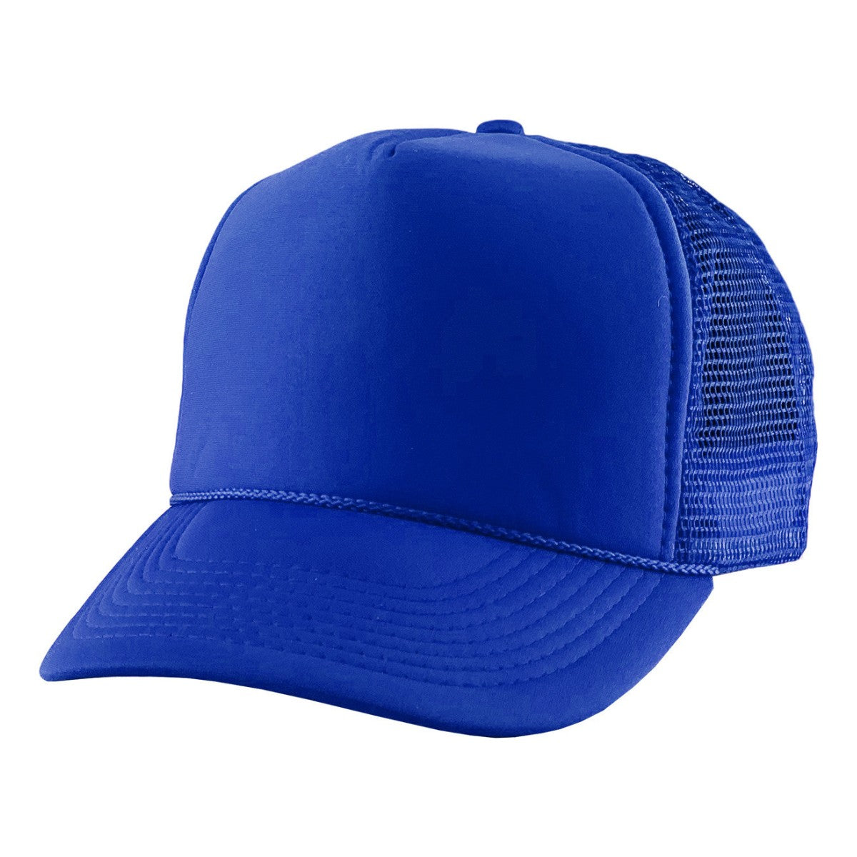 Trucker Cap - NS, Solid Colours Royal OSFA Trucker Cap