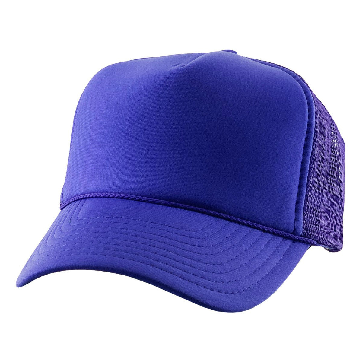 Trucker Cap - NS, Solid Colours Purple OSFA Trucker Cap