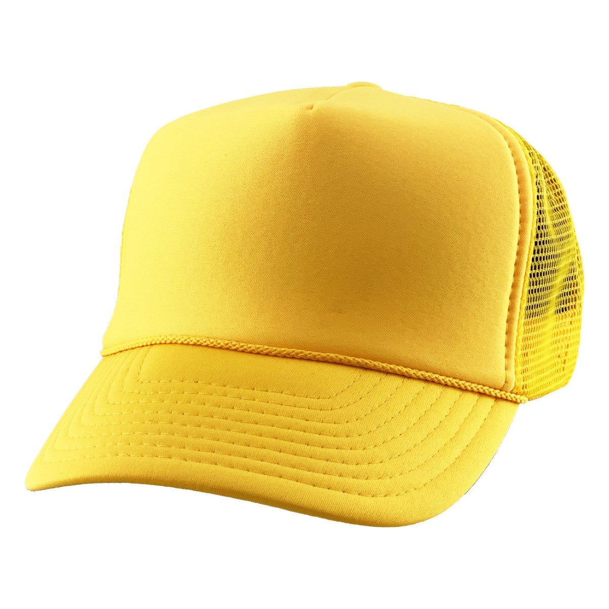 Trucker Cap - NS, Solid Colours Gold OSFA Trucker Cap