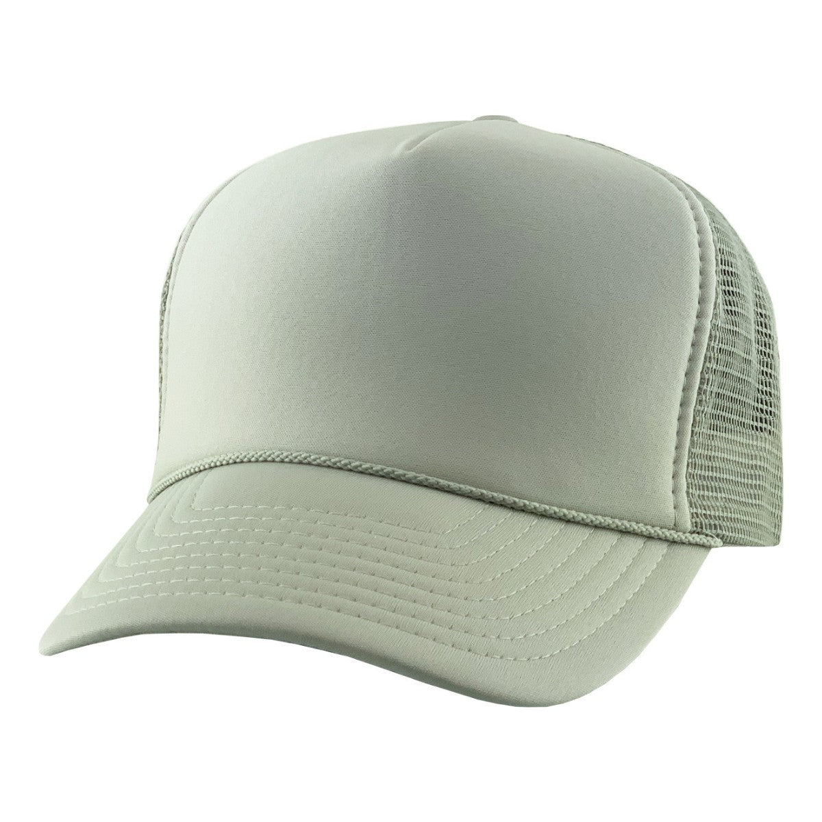Trucker Cap - NS, Solid Colours Grey OSFA Trucker Cap