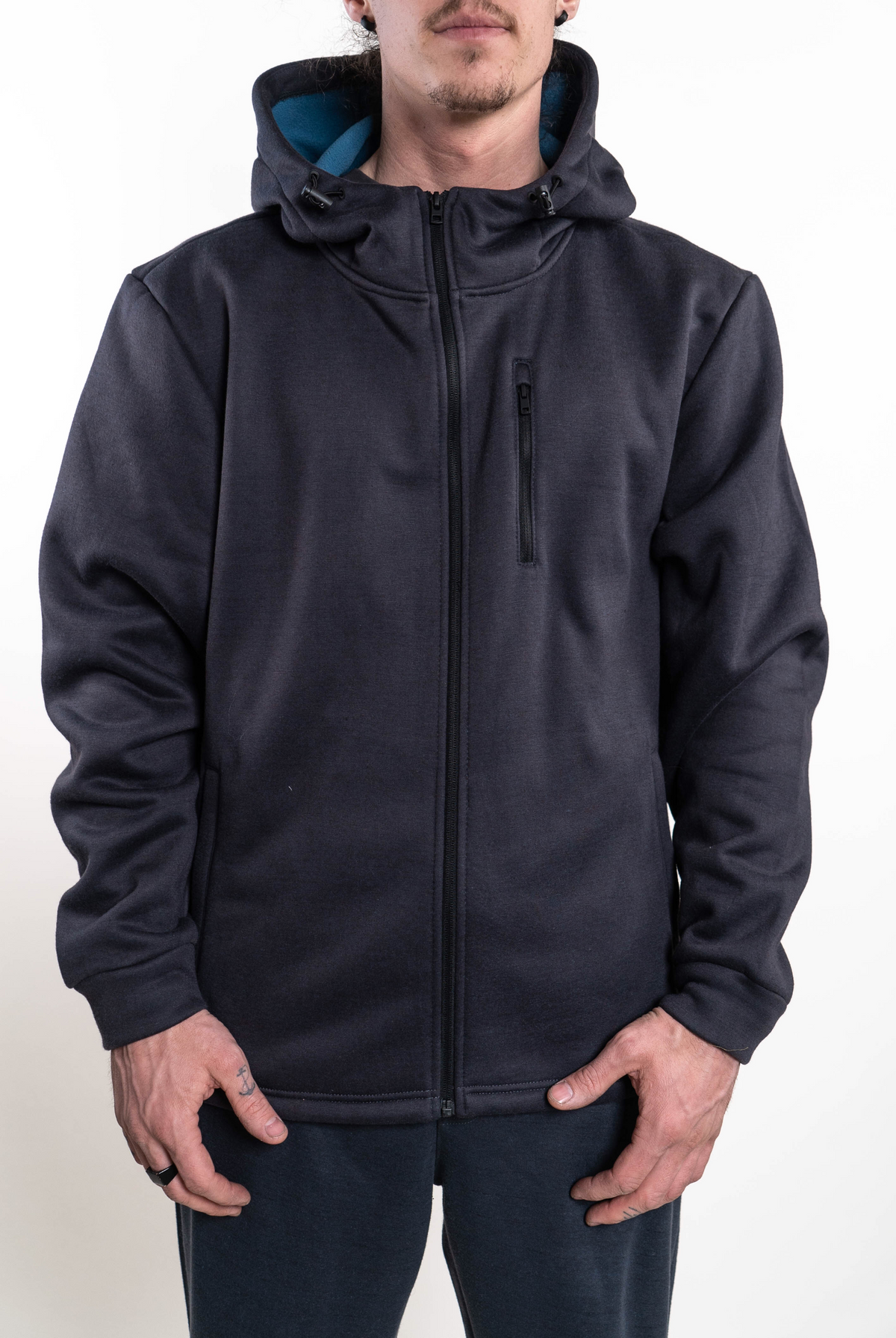 SEVEN TIDES STFZH01, - Basecamp Jacket, Midnight Heather Jacket