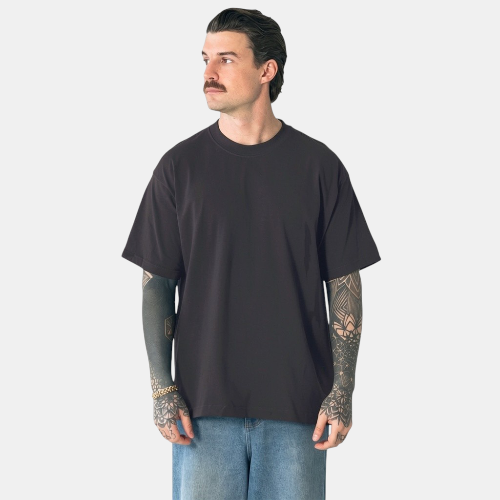OPTIMA 47265, - Logan Boxy Tee, Vintage Black