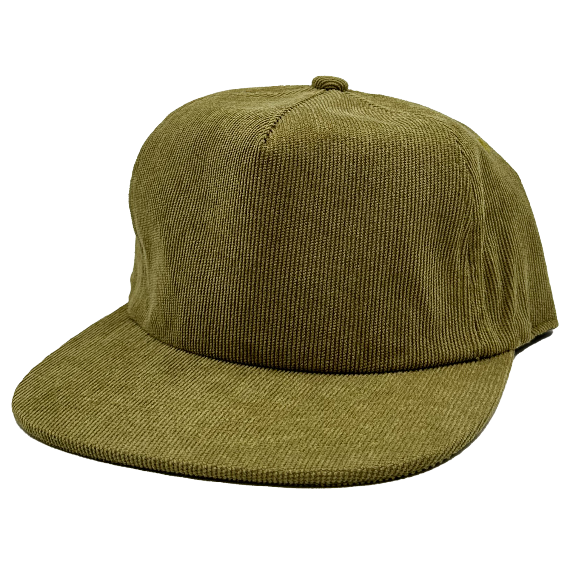 GNV-10195P - 5 panels Flat Bill Corduroy Cap Wasabi One Size 5 PANELS CORDUROY FLAT FLAT BILL GNV-10195P HIGH PROFILE nissi caps POLYESTER SNAPBACK STRUCTURED UNISEX