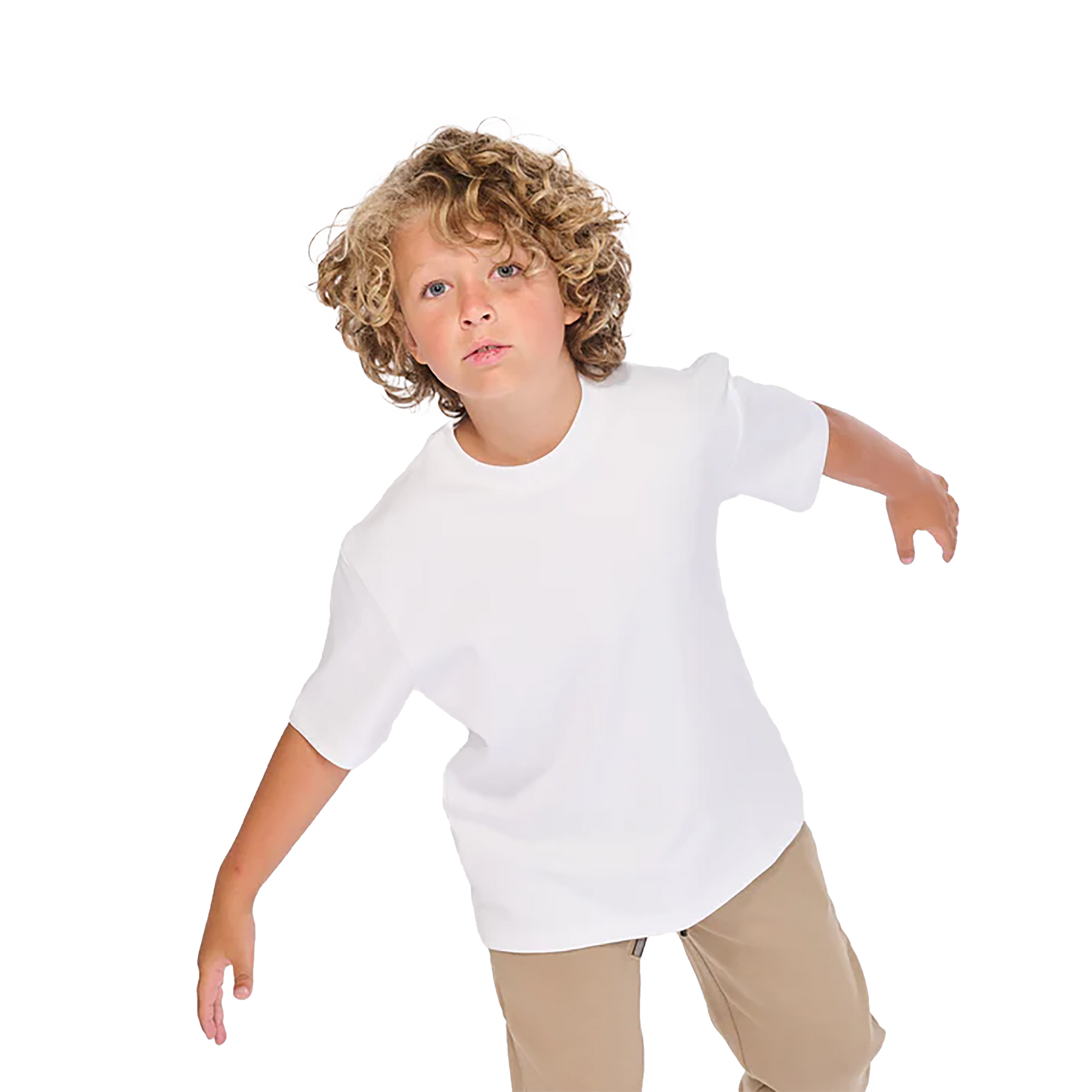 3010 - Dri Ease Kids T-Shirt White 3010 AXISM COTTON / POLYESTER DRI EASE DROP SHOULDER KIDS MIDWEIGHT OVERSIZED tearaway TEE YOUTH