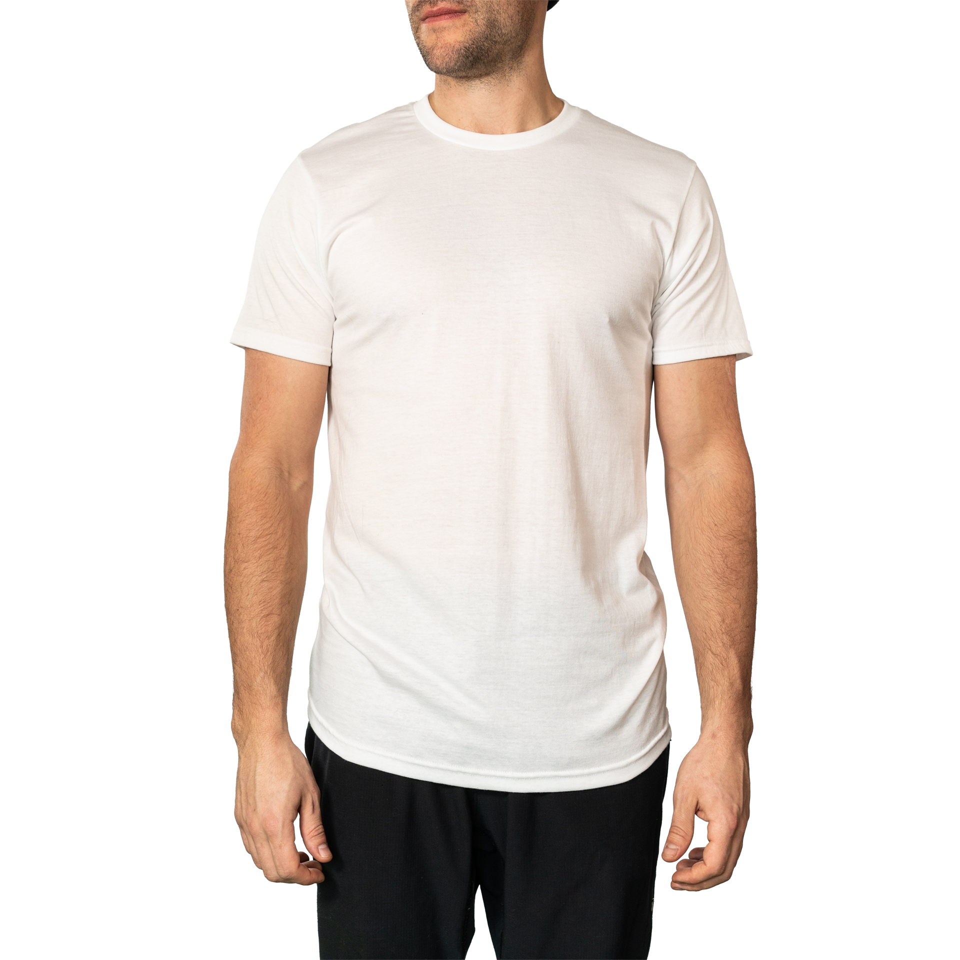 47146 - Men London Tees White CLOSEOUT COTTON / POLYESTER FITTED Lightweight MEN ON SALE OPTIMA REGULAR tearaway TEES