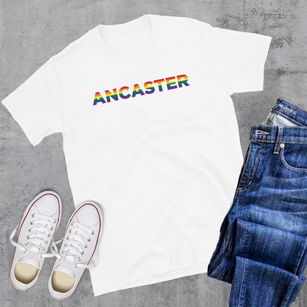 Ancaster Pride Tee White Canadian City Apparel