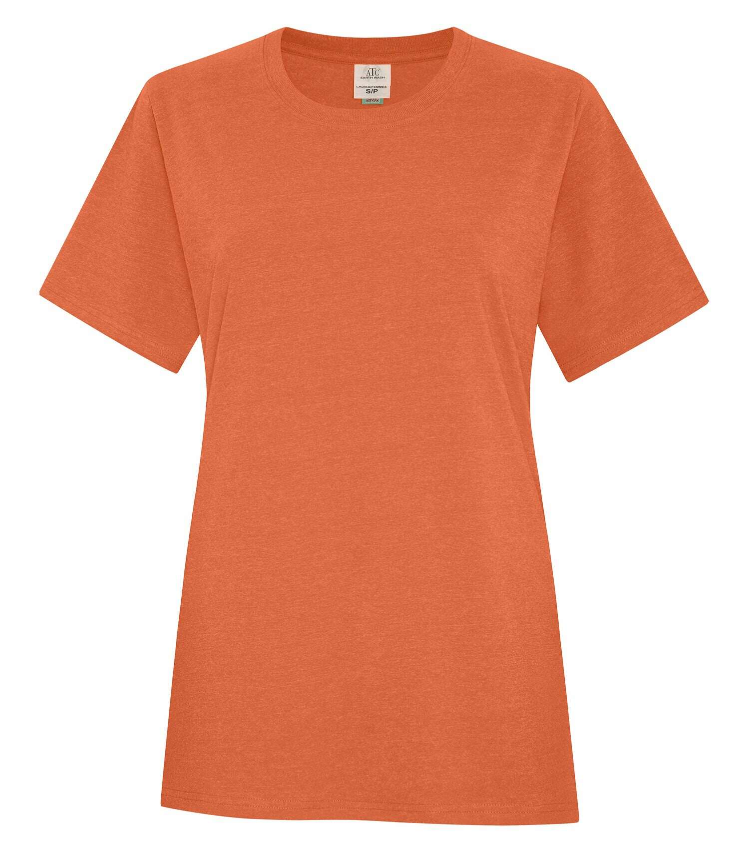 Atc Earth Wash Everyday Earth Wash Ladies Tee ATC6040L Orange Atc Earth Wash Color-Black Color-Bone Color-Caramel Color-Dove Color-Eggplant Color-Military Color-Navy Color-Orange Color-Pewter Color-Red Color-Sand Color-Stone Blue Size-2XL Size-3XL Size-L Size-M Size-S Size-XL