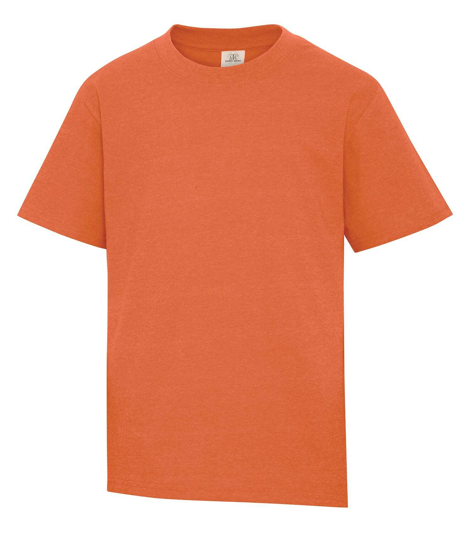 Atc Earth Wash Everyday Earth Wash Youth Tee ATC6040Y Orange Atc Earth Wash Color-Black Color-Bone Color-Caramel Color-Eggplant Color-Military Color-Navy Color-Orange Color-Pewter Color-Red Color-Sand Color-Stone Blue ON Size-L Size-M Size-S Size-XL T-Shirts & Activewear Youth