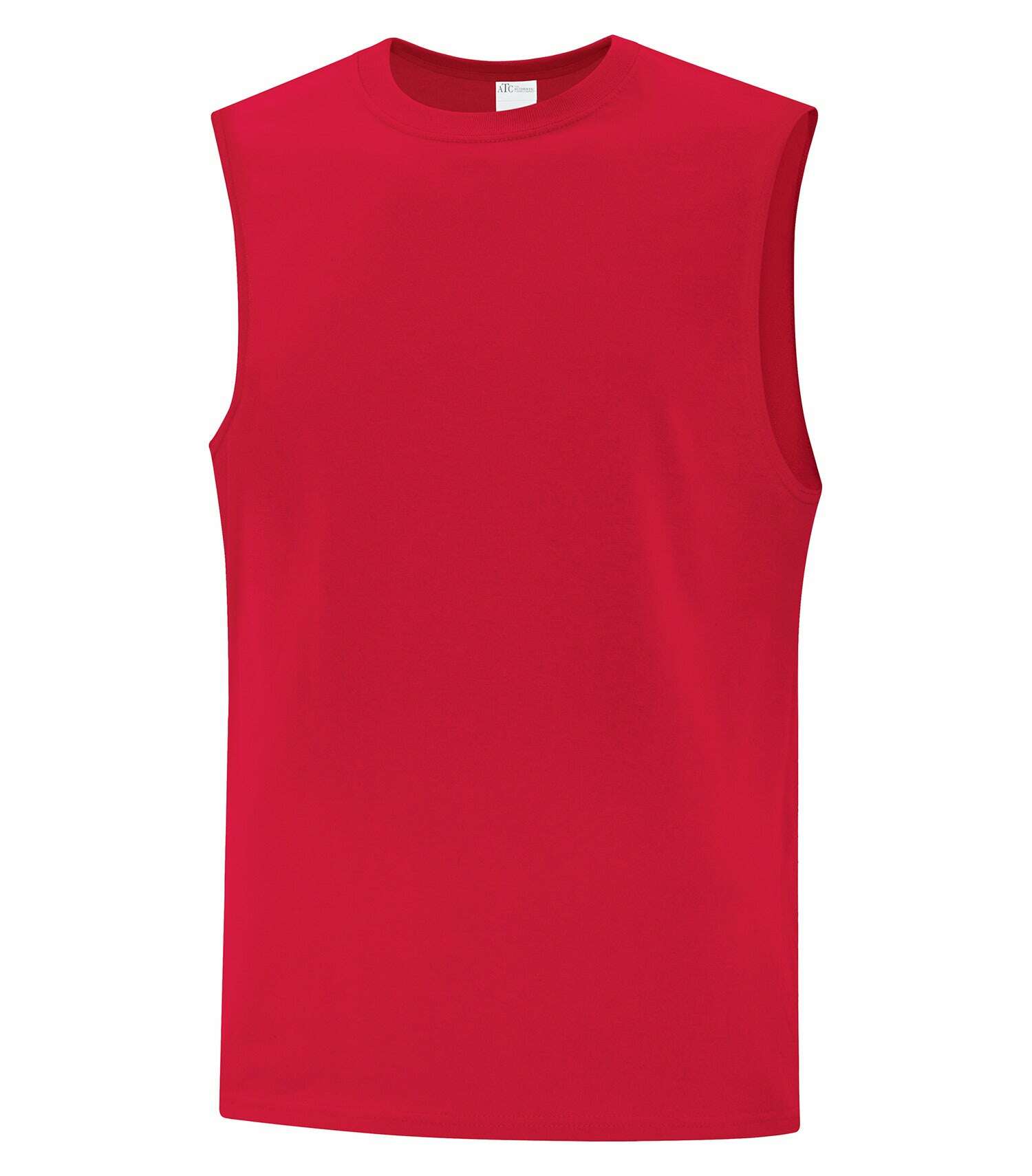 Atc Everyday Collection Everyday Cotton Sleeveless Tee ATC1002 Red AB Atc Everyday Collection BC CALGARY Color-Athletic Hthr Color-Black Color-Navy Color-Red Color-White MISSISSAUGA ON Size-2XL Size-3XL Size-4XL Size-L Size-M Size-S Size-XL VANCOUVER
