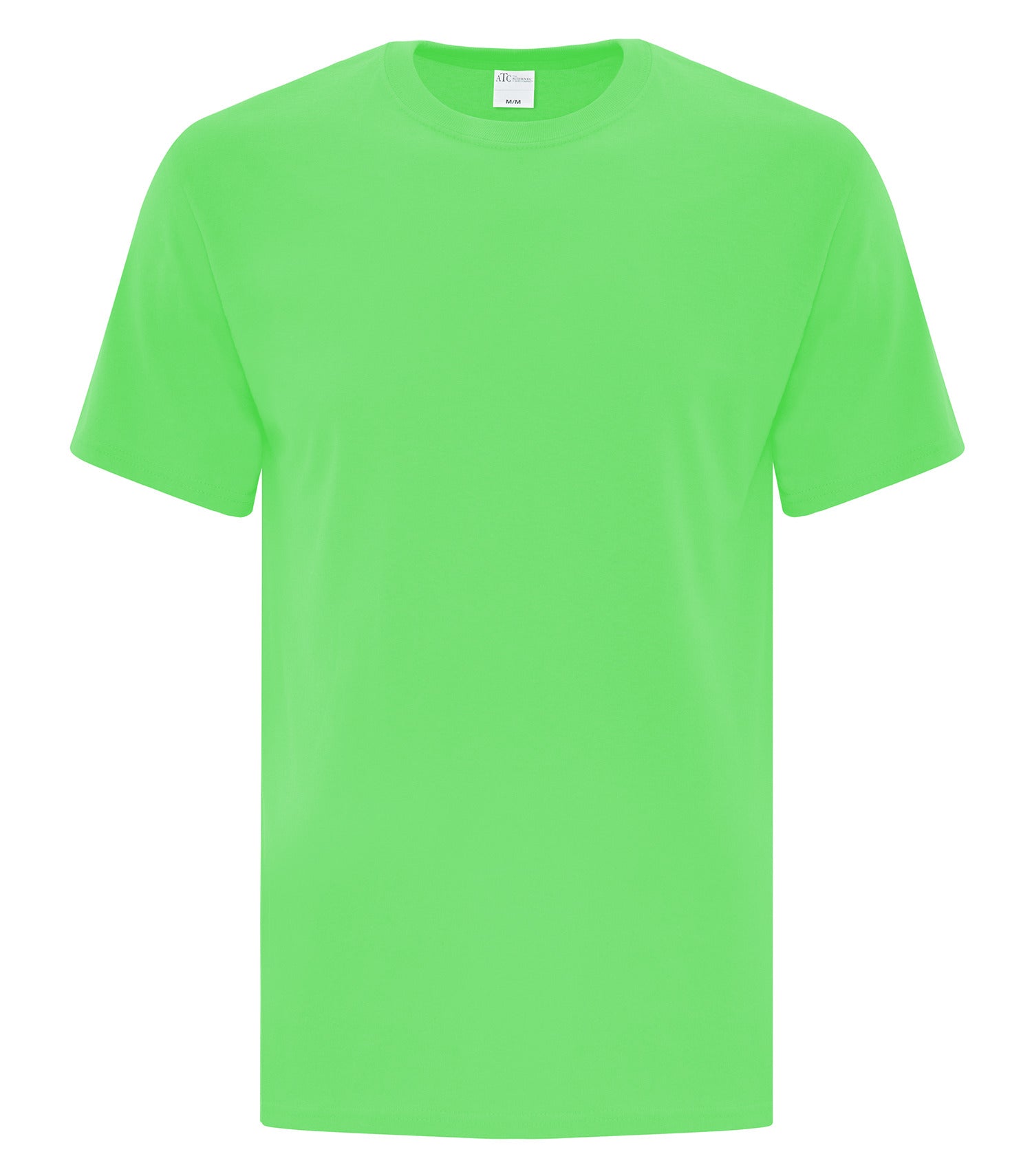Everyday - ATC™ EVERYDAY COTTON TEE. - ATC1000 Neon Green** ATC1000 Everyday